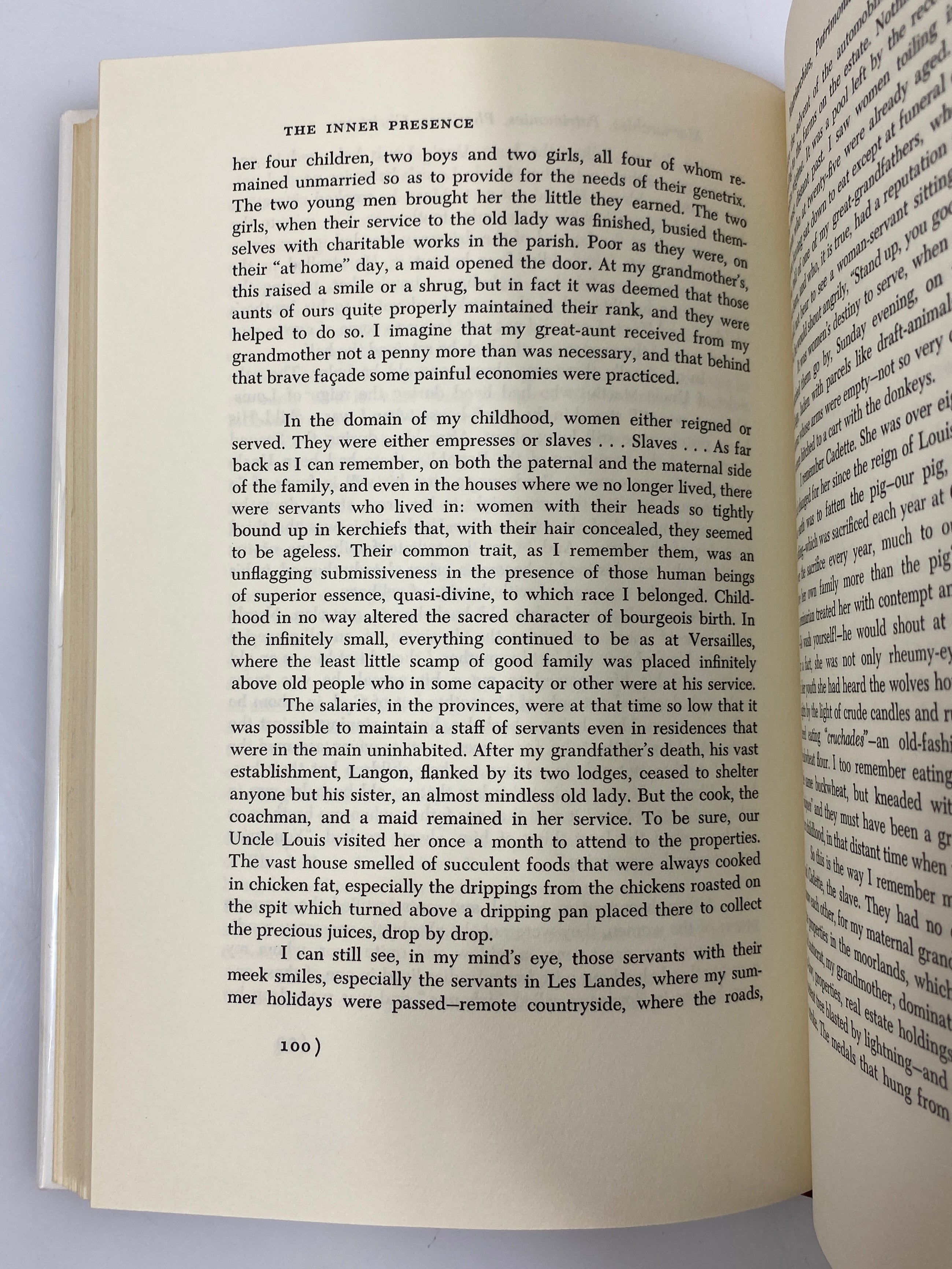 The Inner Presence My Spiritual Life by Francois Mauriac 1968 Ex-Library HCDJ