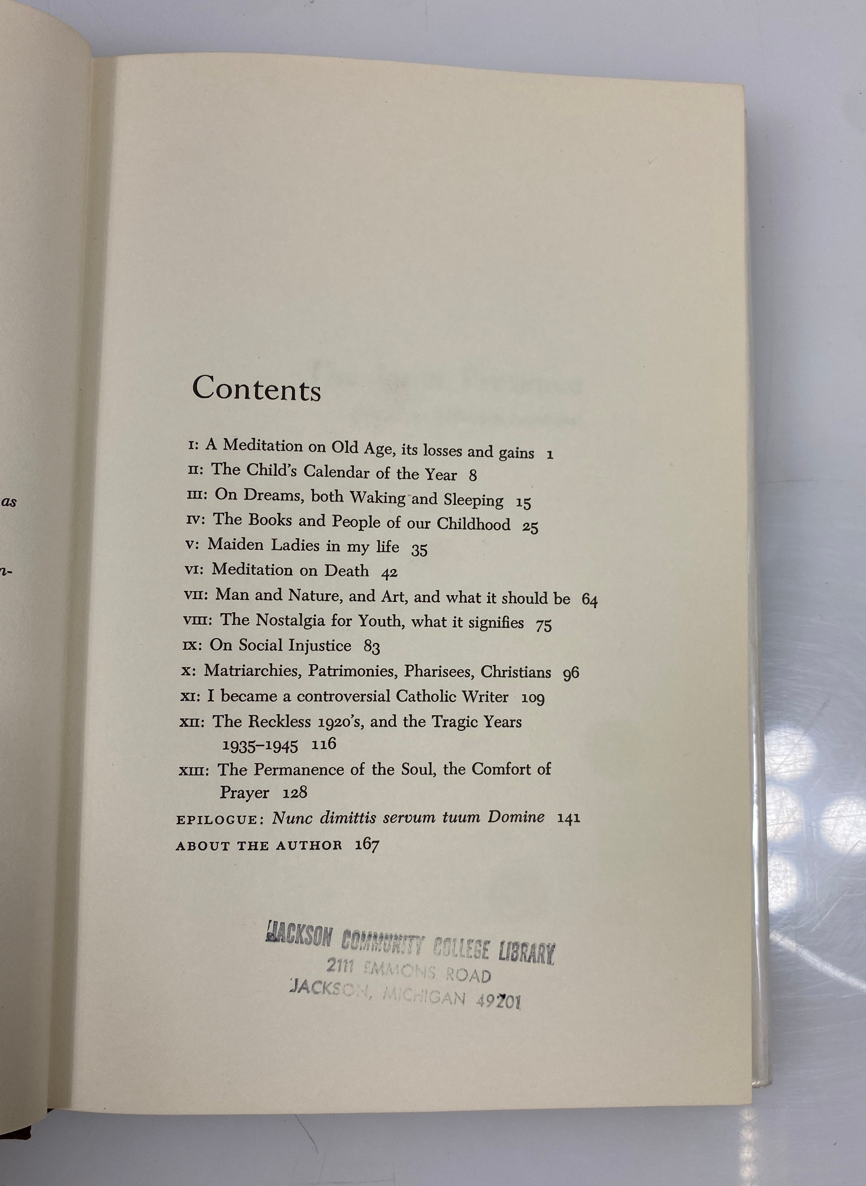 The Inner Presence My Spiritual Life by Francois Mauriac 1968 Ex-Library HCDJ