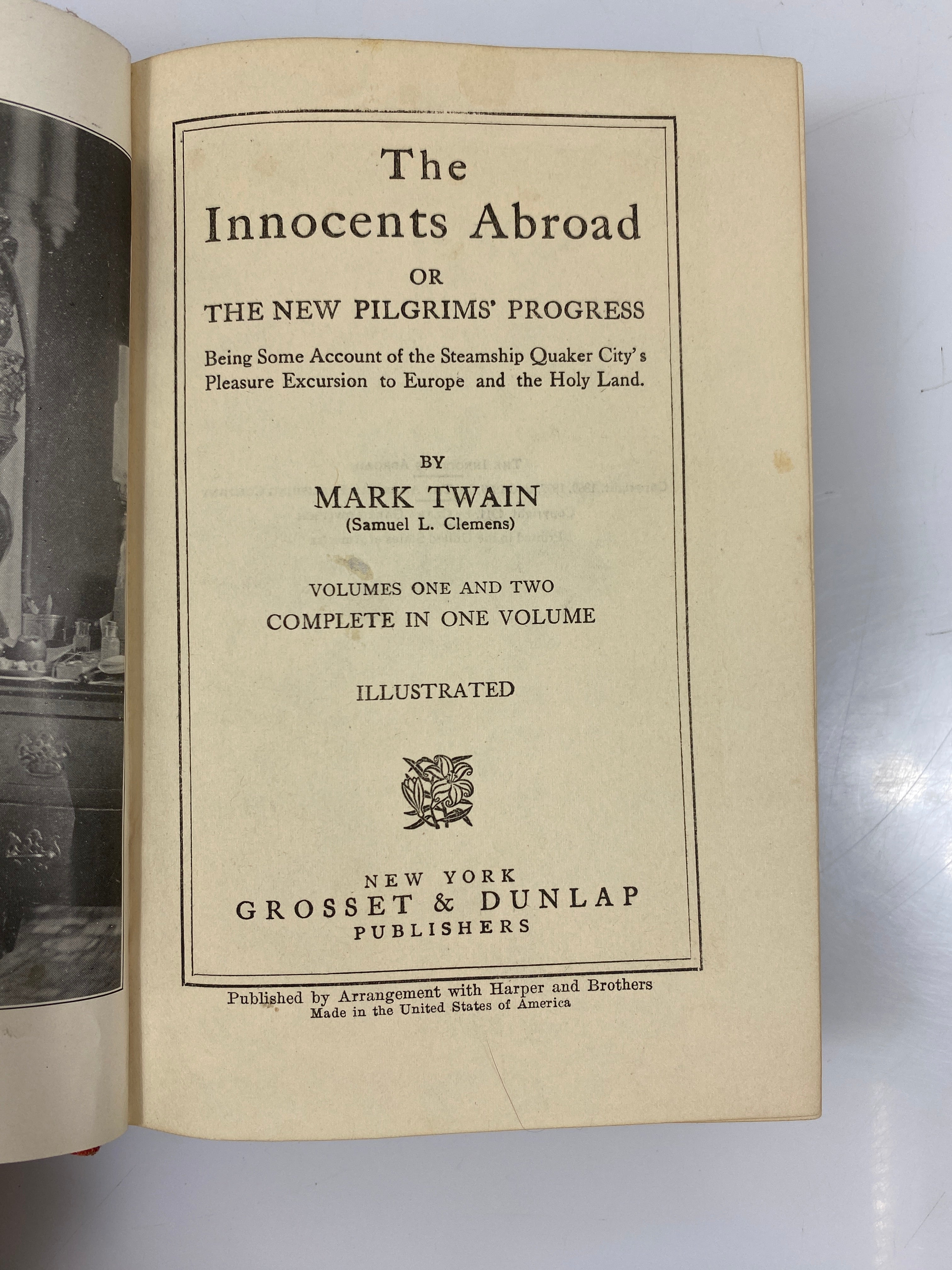 The Innocents Abroad by Mark Twain 1911 HC