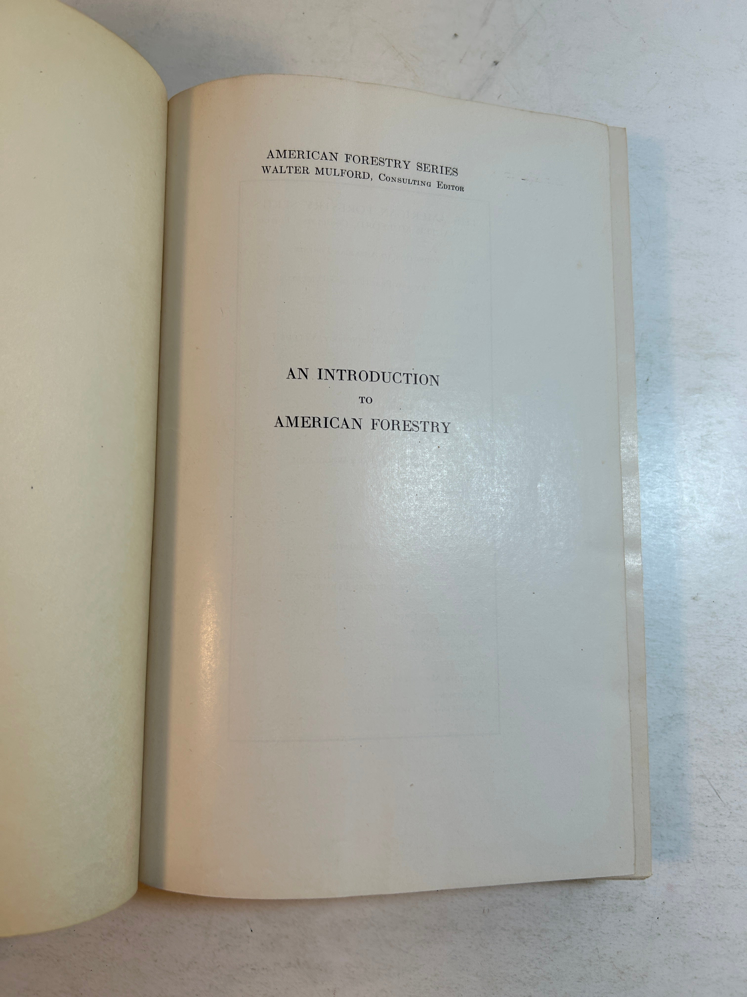 The Introduction to American Forestry by Shirley Walter Allen 2nd Ed 1950 HC