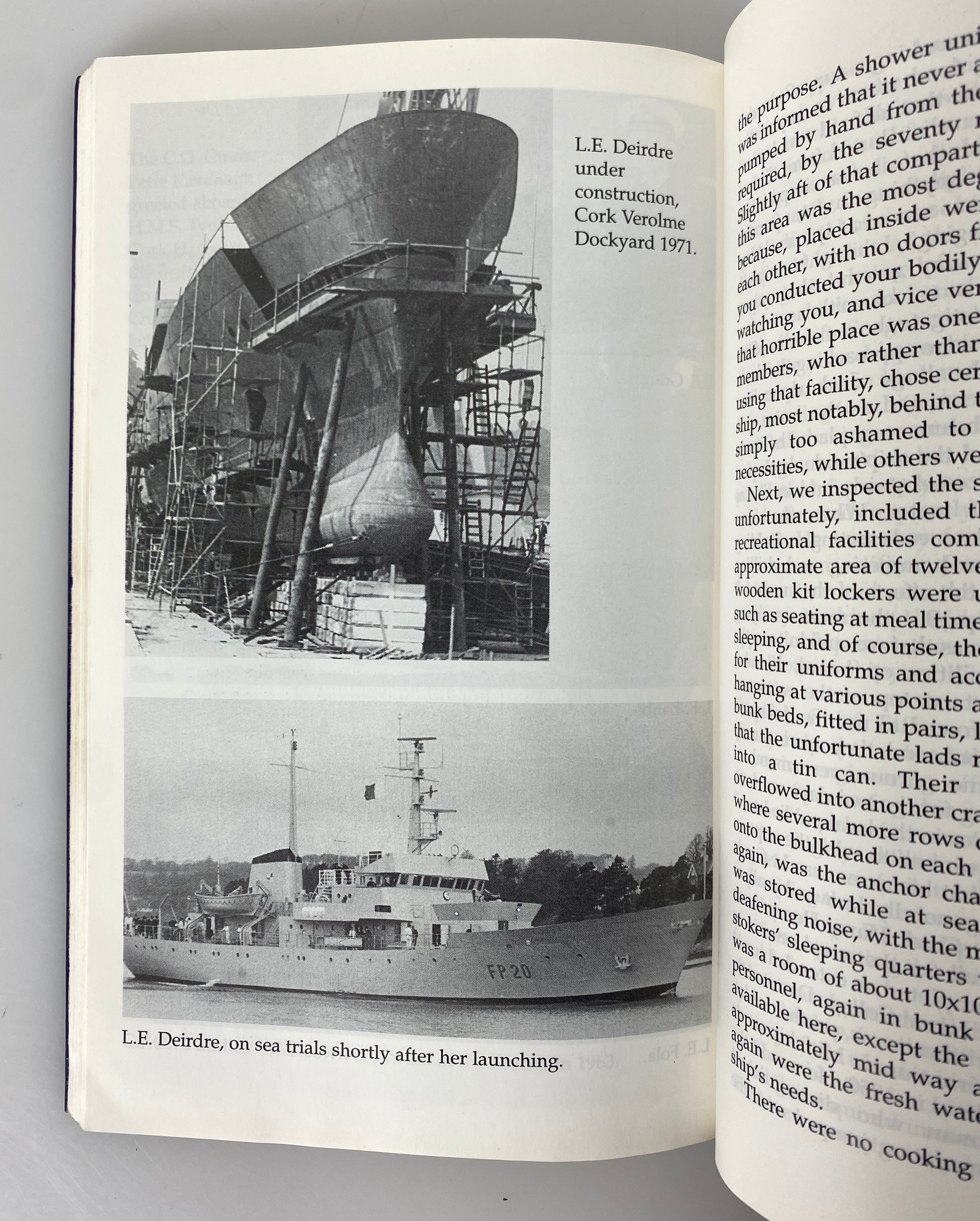 The Irish Navy What a Life! by Jim Brady 1996 Signed SC