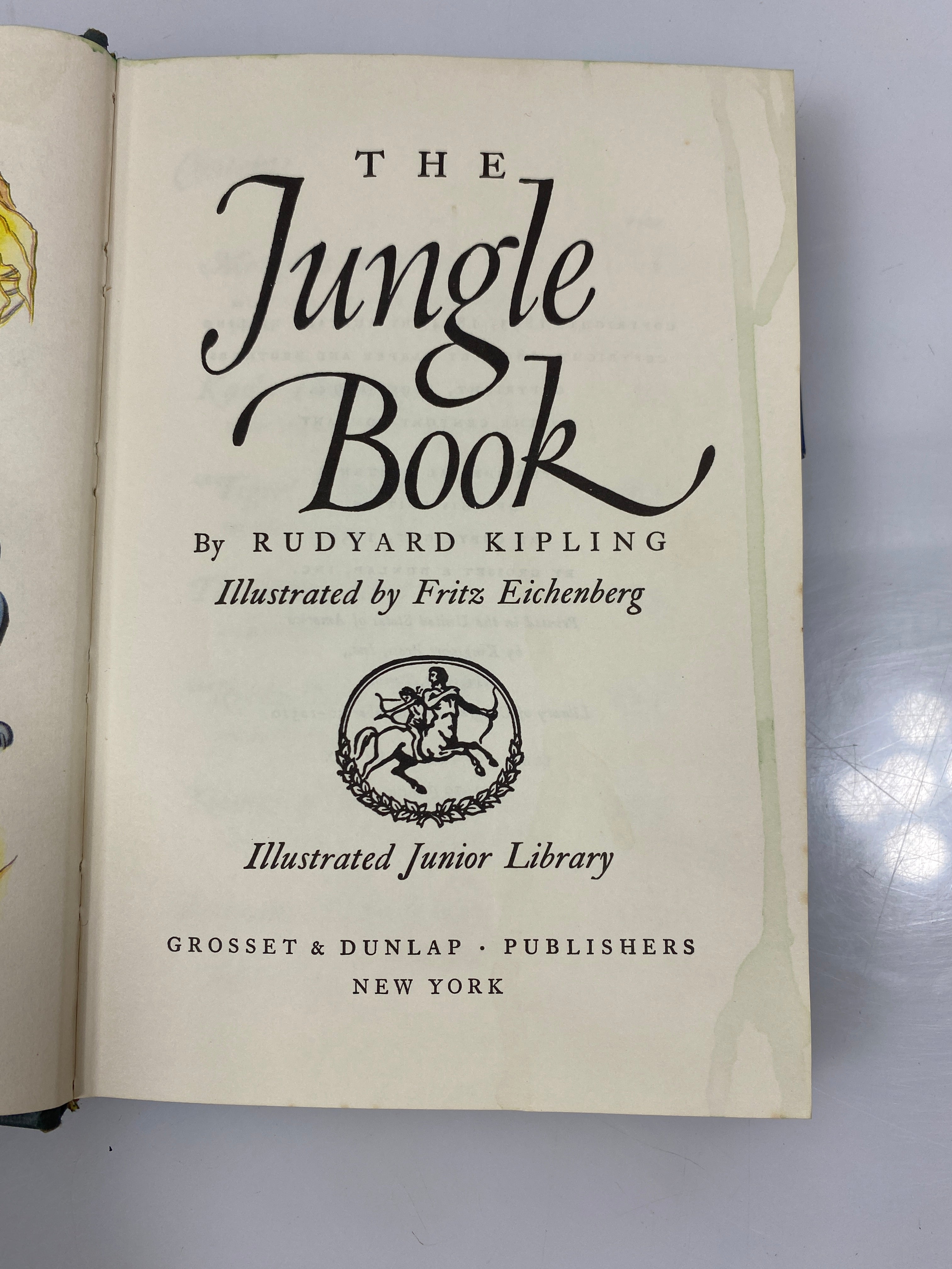 The Jungle Book by Kipling 1979 HCDJ