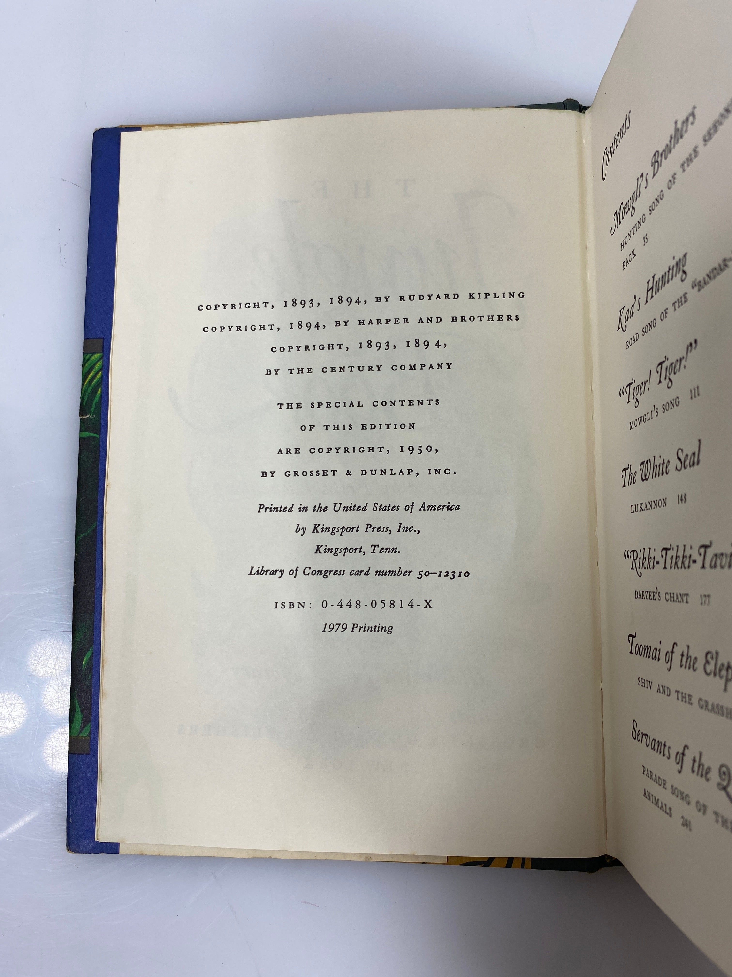 The Jungle Book by Kipling 1979 HCDJ