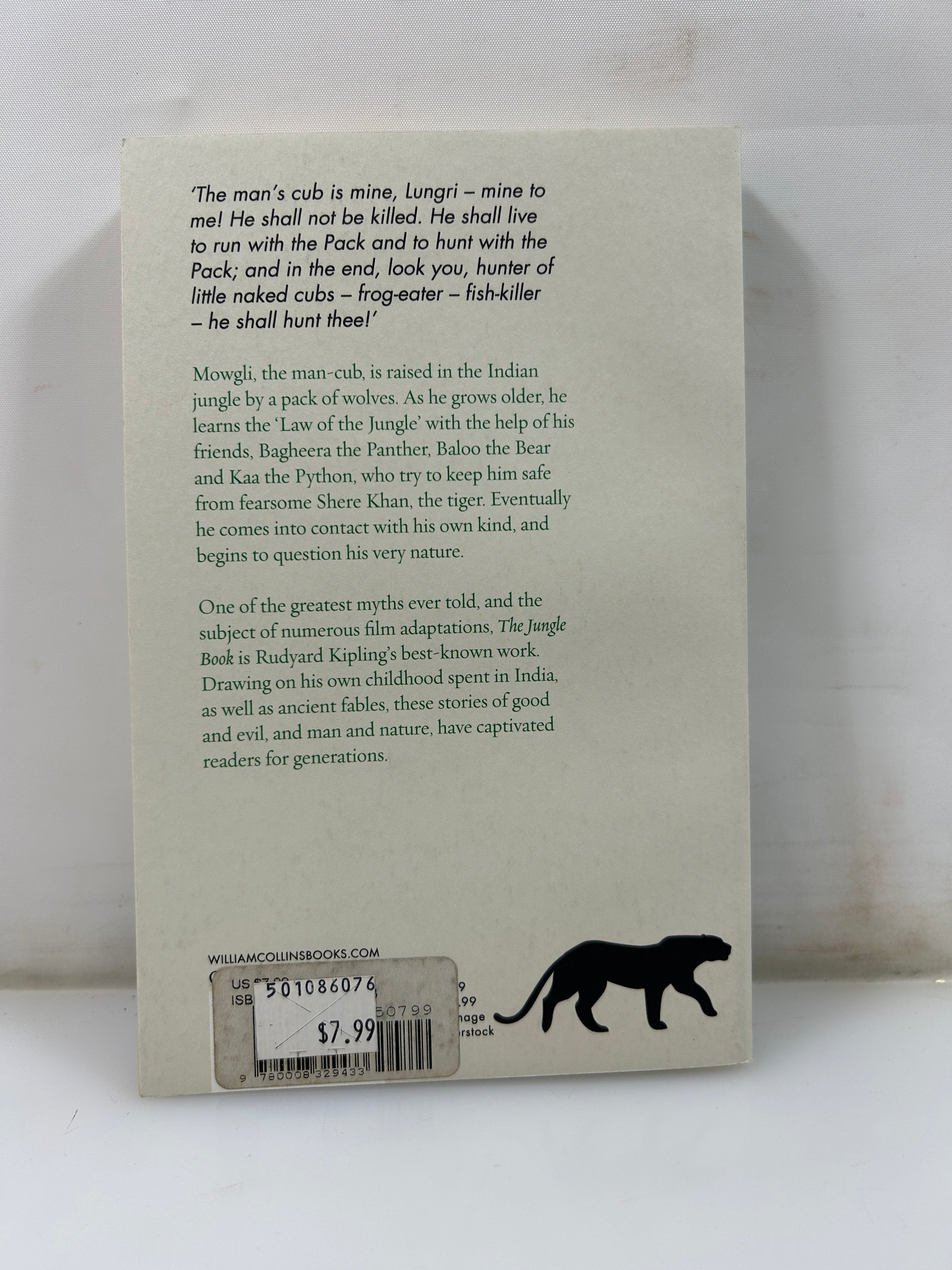 The Jungle Book by Rudyard Kipling Collins Classics 2017 SC