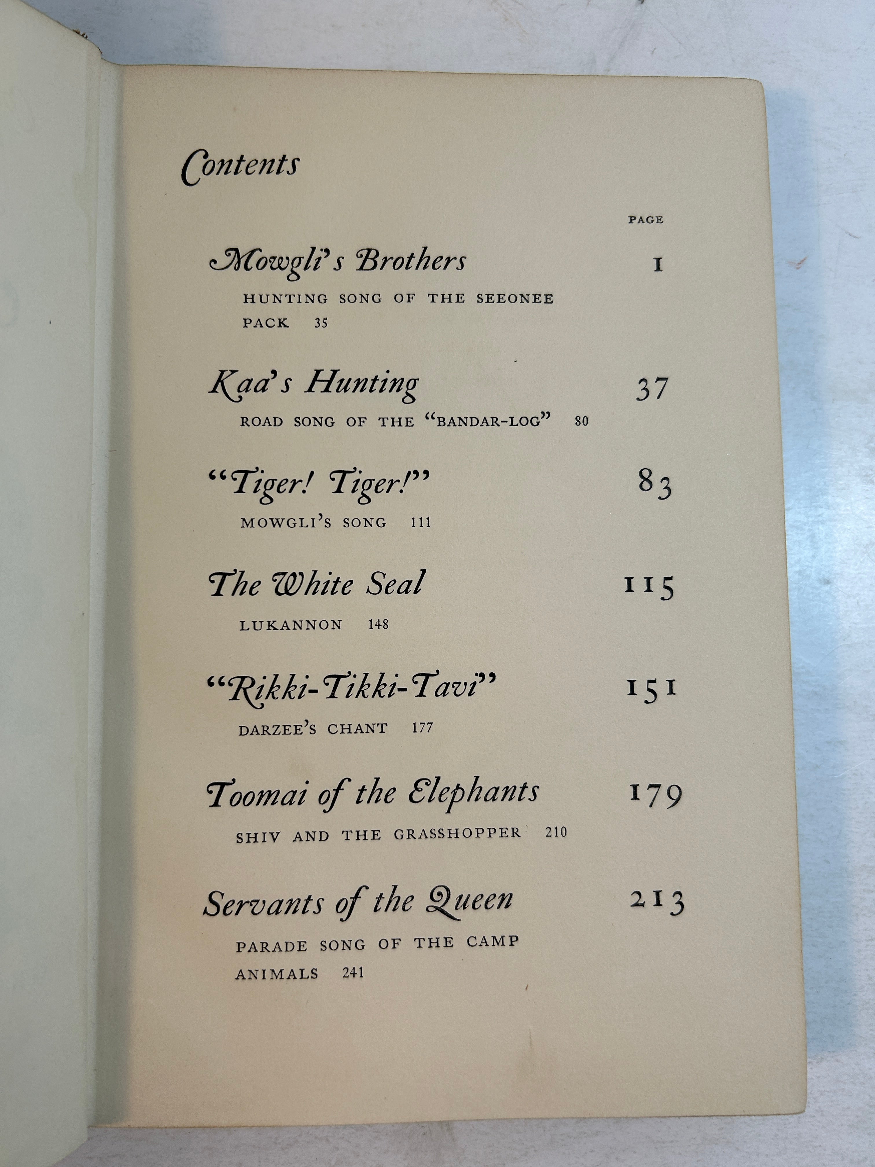 The Jungle Book Rudyard Kipling Illustrated Junior Lib Grosset & Dunlop 1950 HC