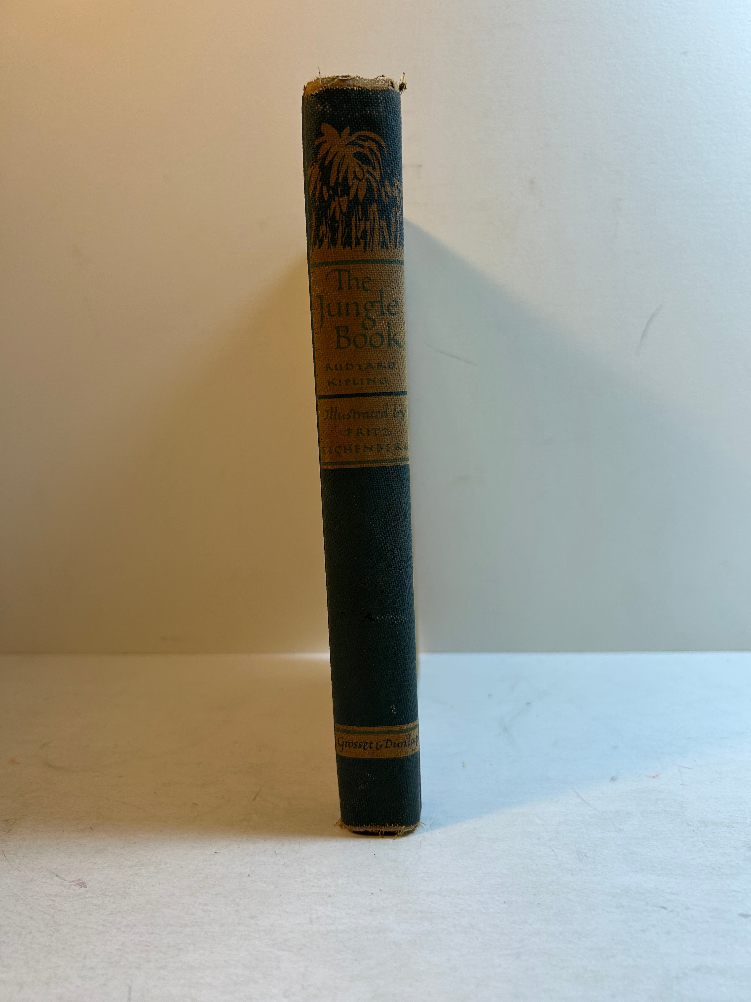 The Jungle Book Rudyard Kipling Illustrated Junior Lib Grosset & Dunlop 1950 HC