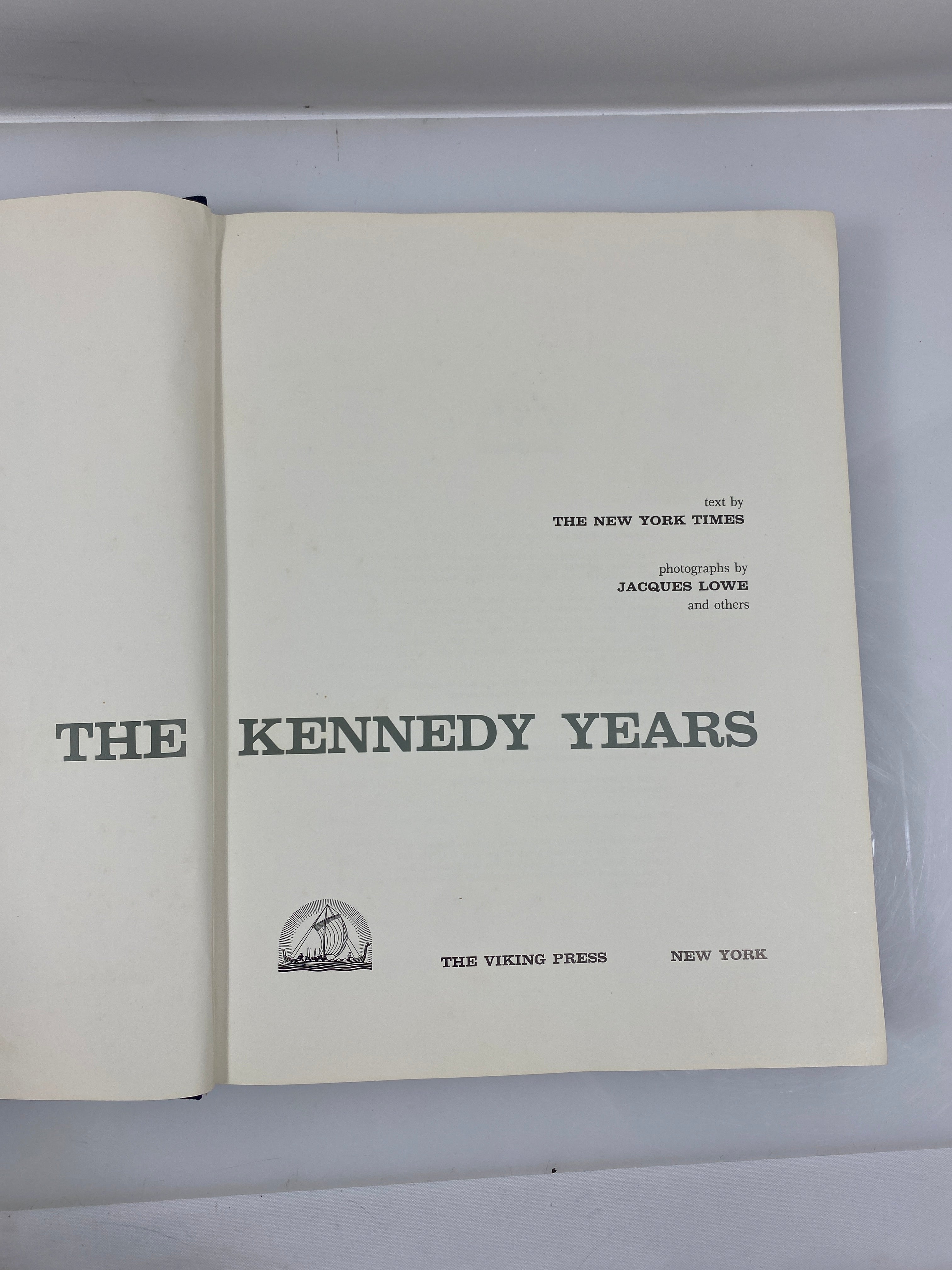 The Kennedy Years The Viking Press 1964 HCDJ