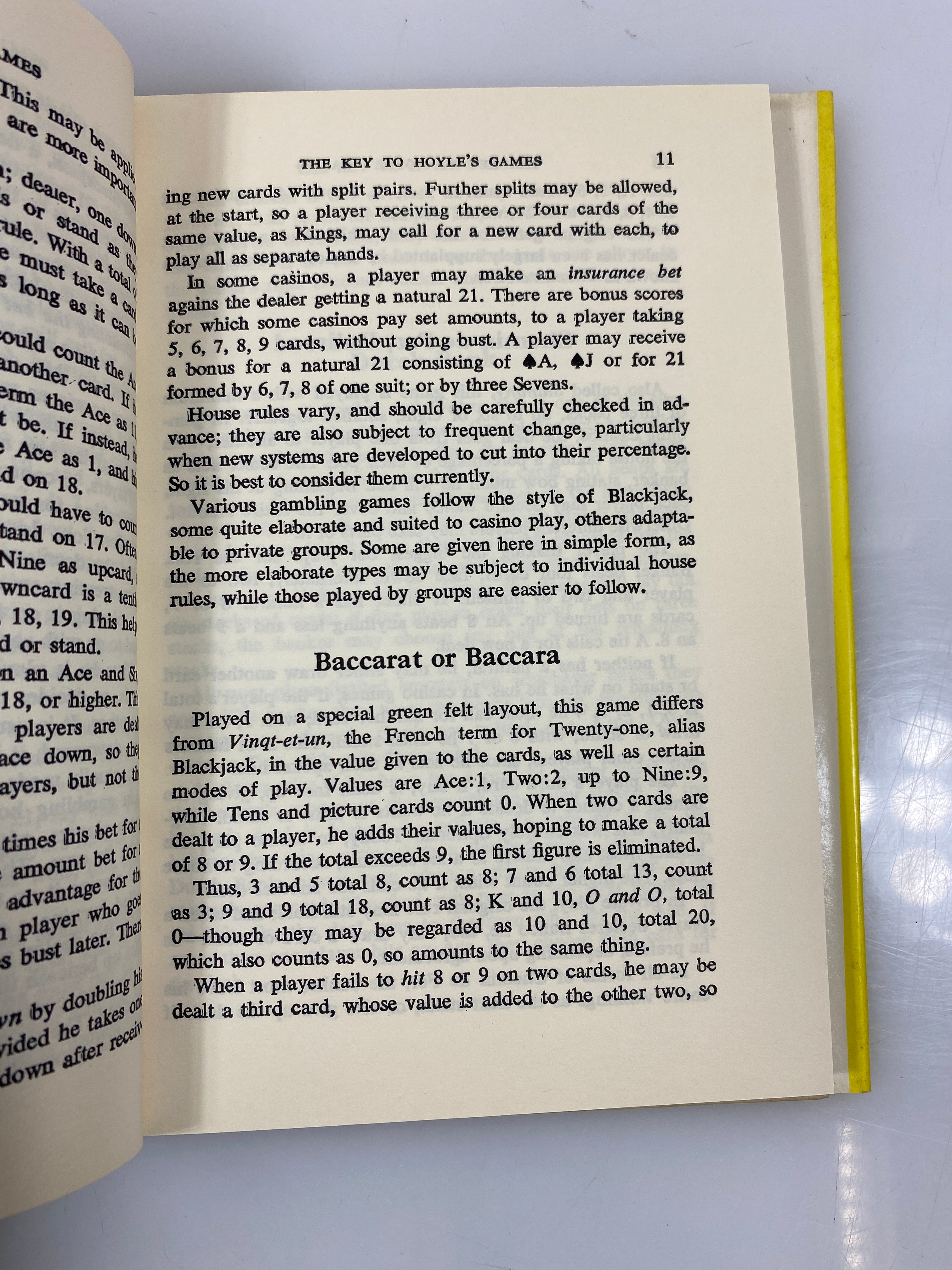 The Key to Hoyle's Games Ottenheimer 1968 HCDJ