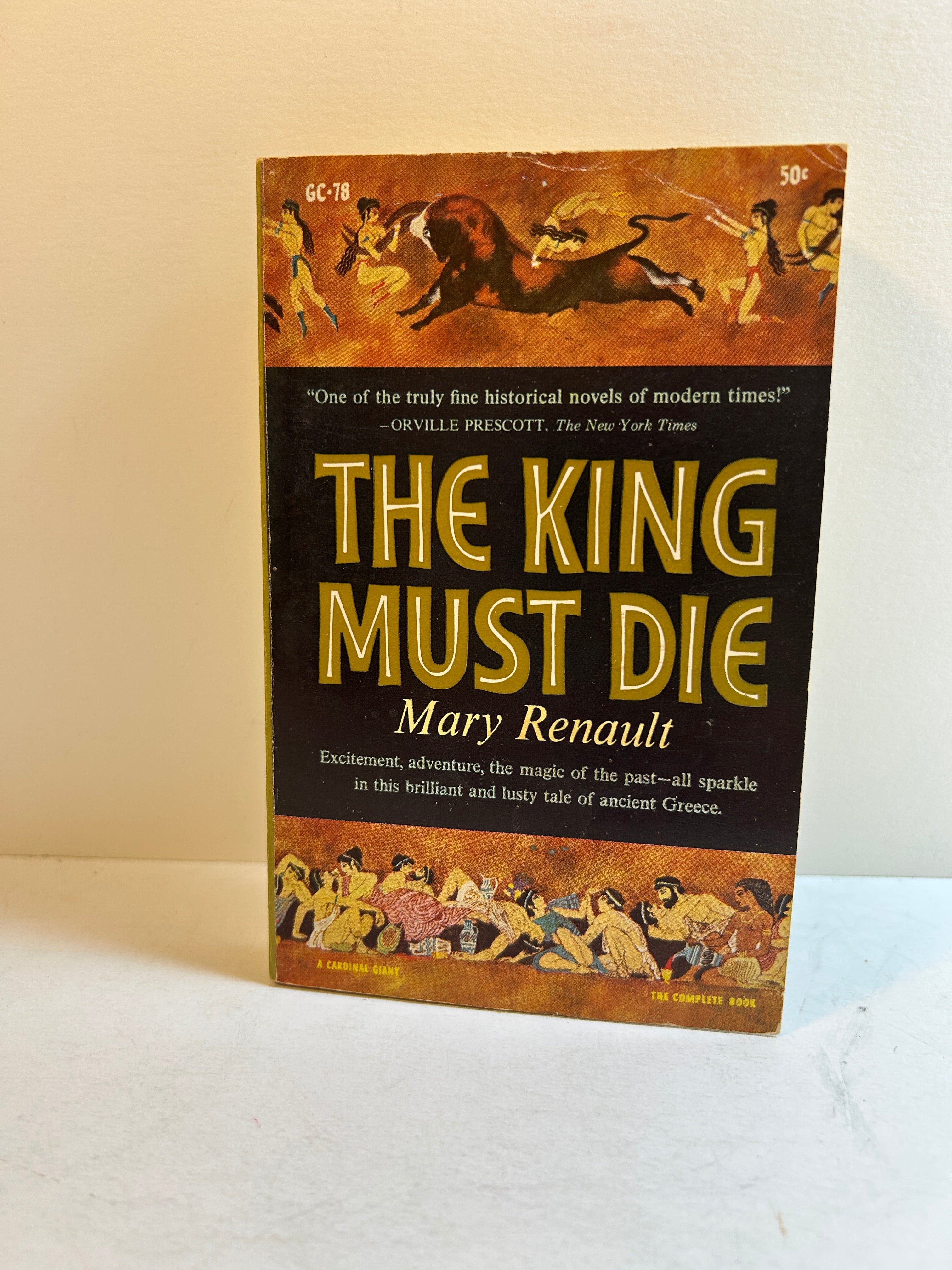 The King Must Die by Mary Renault 1st Printing Pocket Book 1959 SC