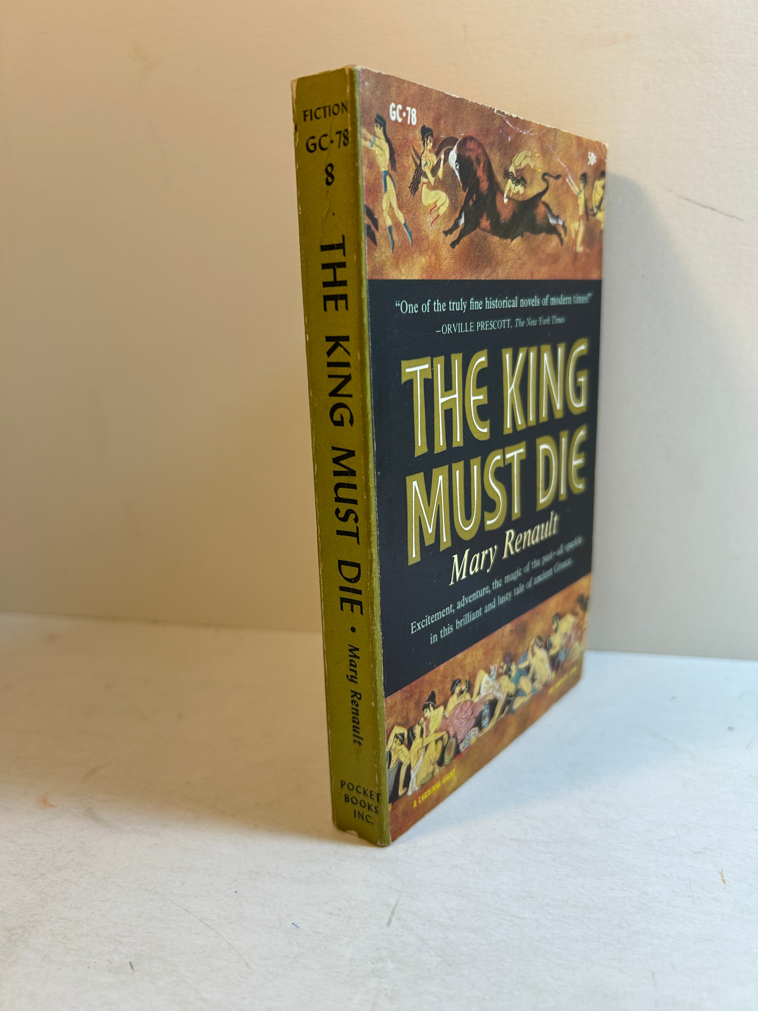 The King Must Die by Mary Renault 1st Printing Pocket Book 1959 SC