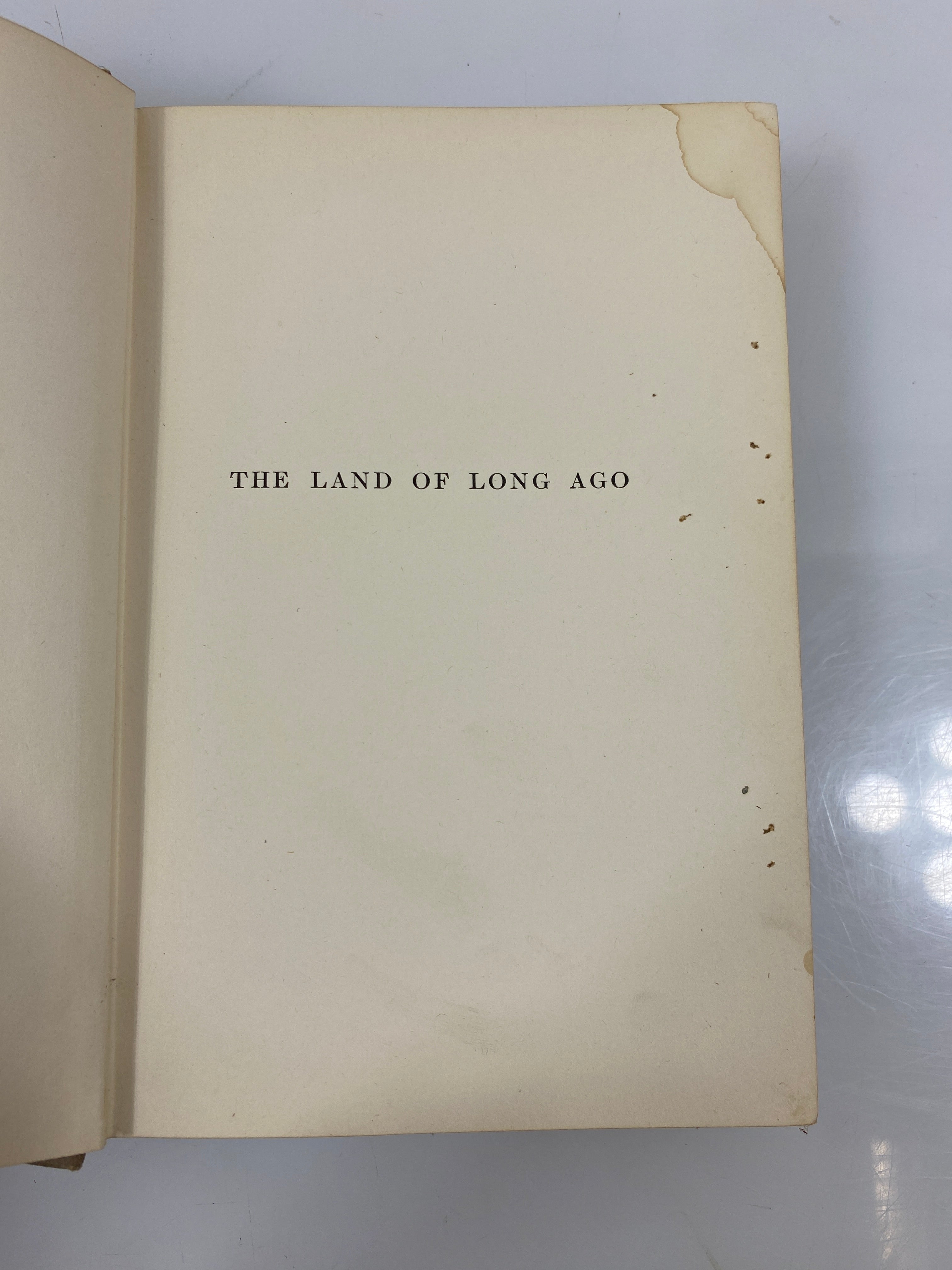 The Land of Long Ago by Hall 1909 HC