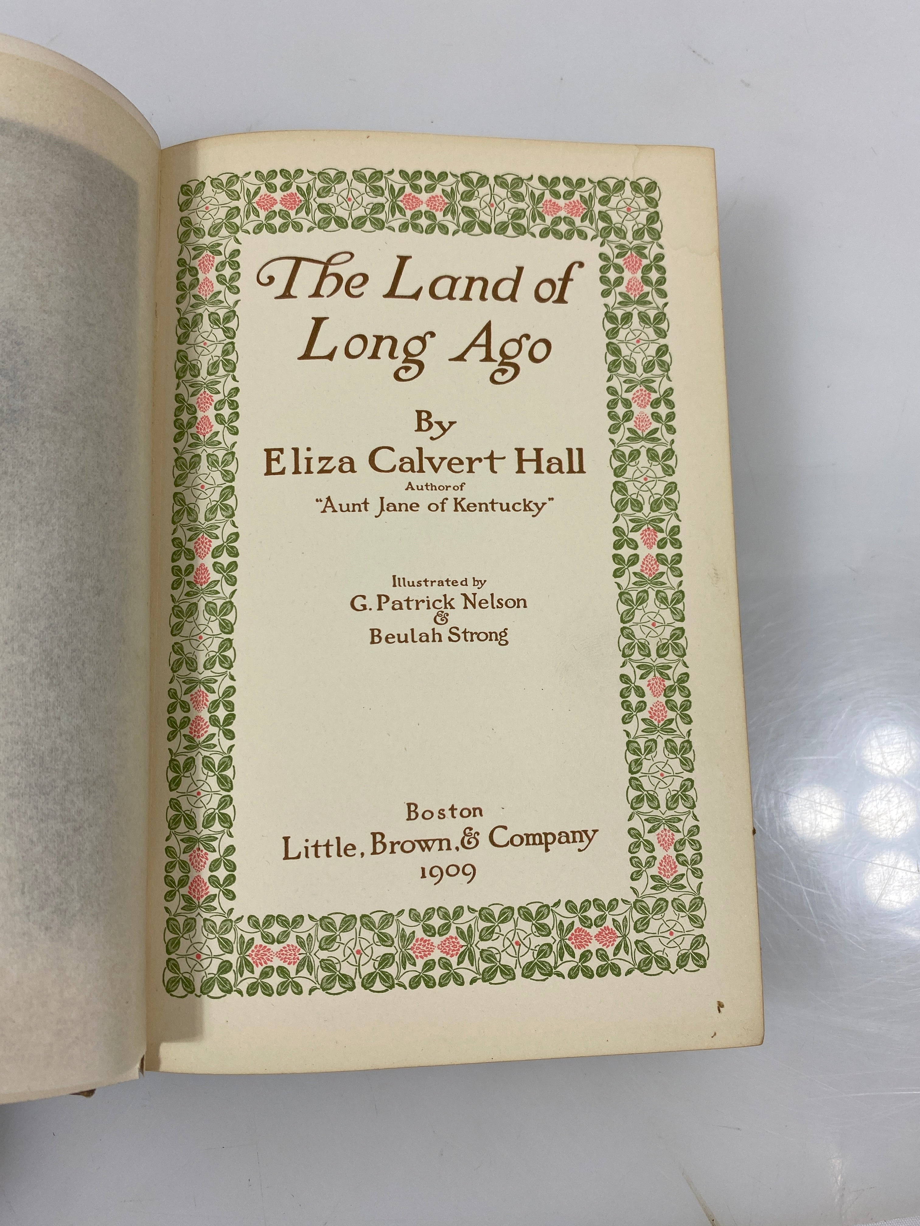 The Land of Long Ago by Hall 1909 HC