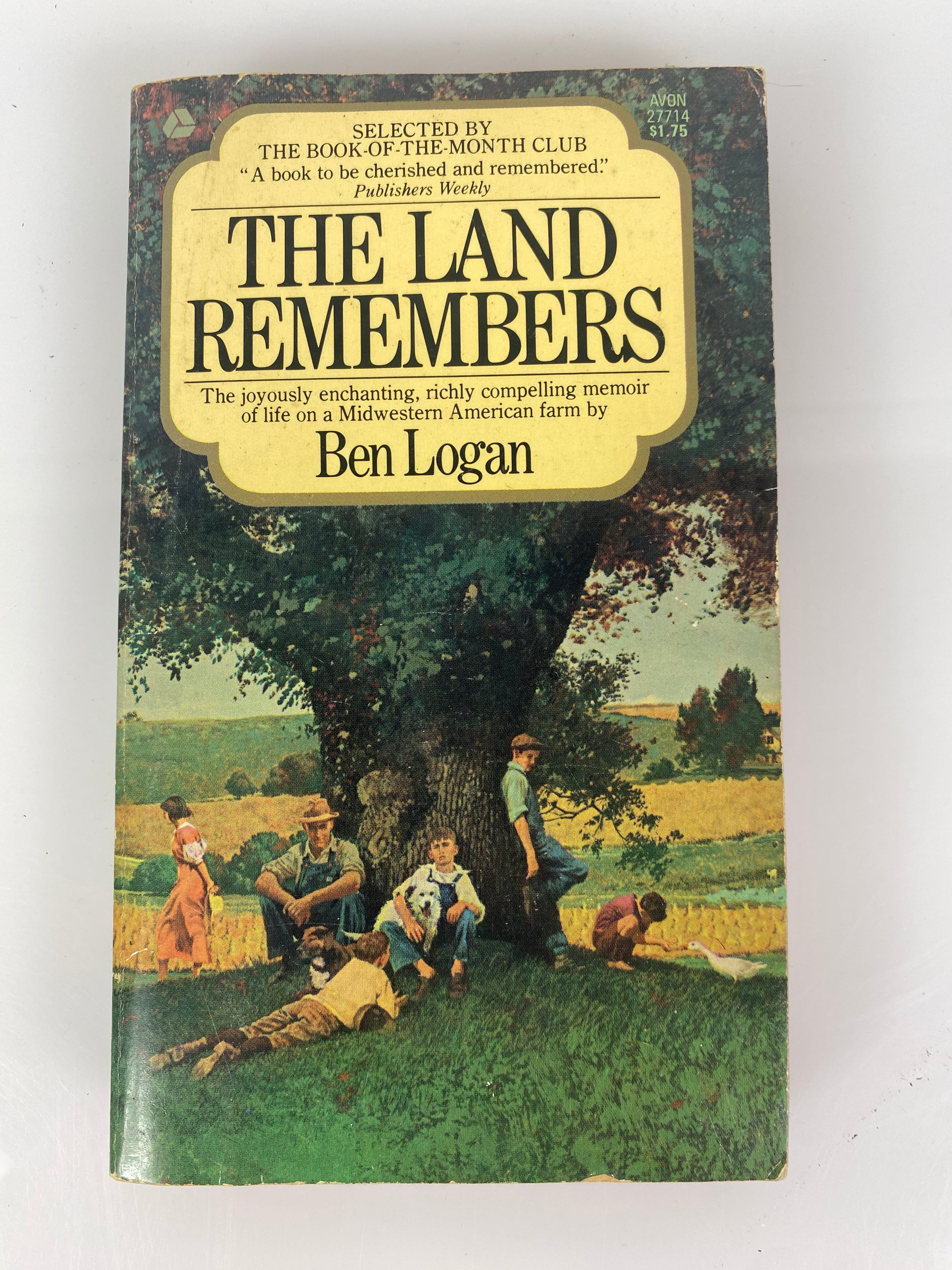 The Land Remembers Ben Logan Vintage Avon Paperback 1976