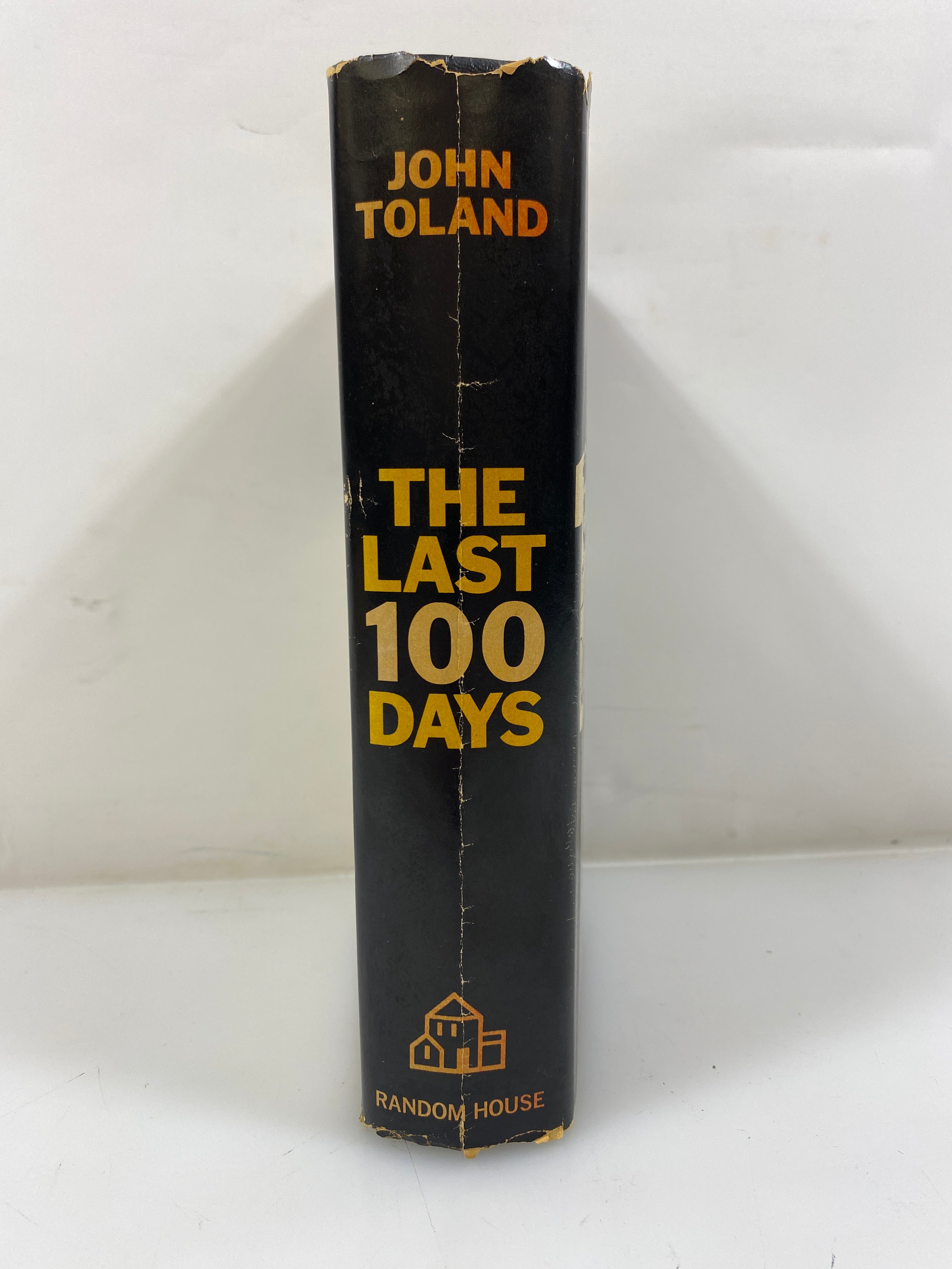 The Last 100 Days by Toland Random House 1966 HCDJ