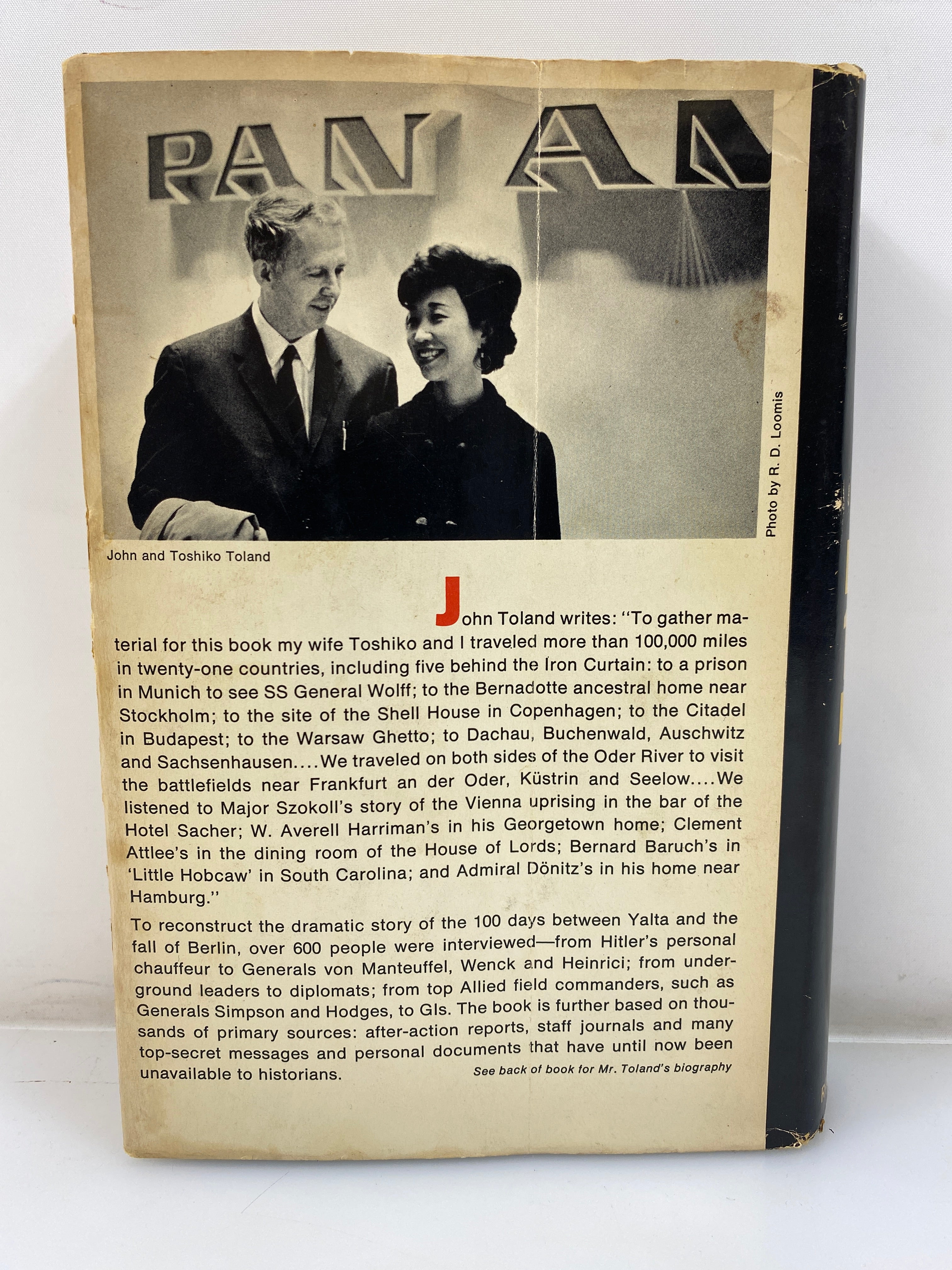 The Last 100 Days by Toland Random House 1966 HCDJ