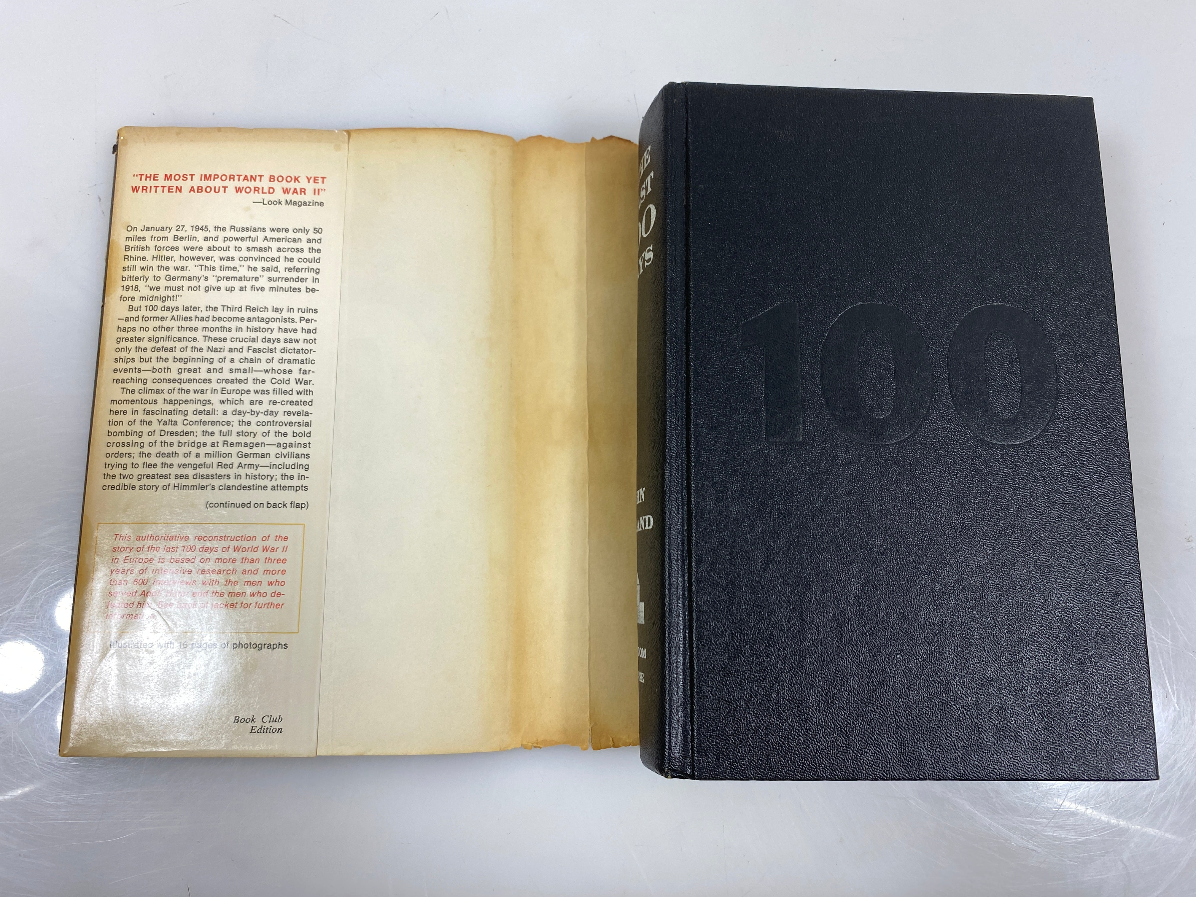 The Last 100 Days by Toland Random House 1966 HCDJ