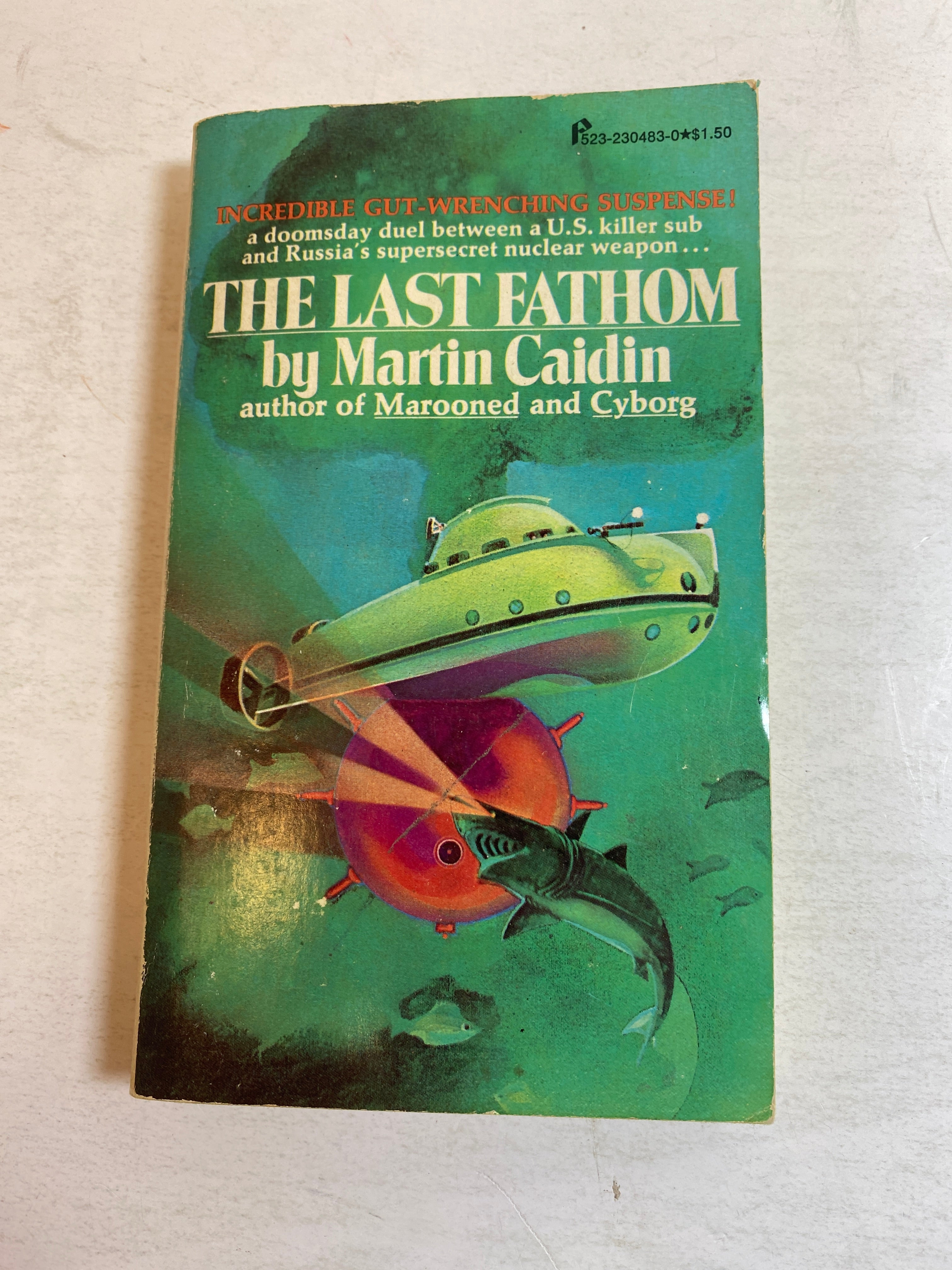 The Last Fathom Martin Caidin Vintage paperback 1974