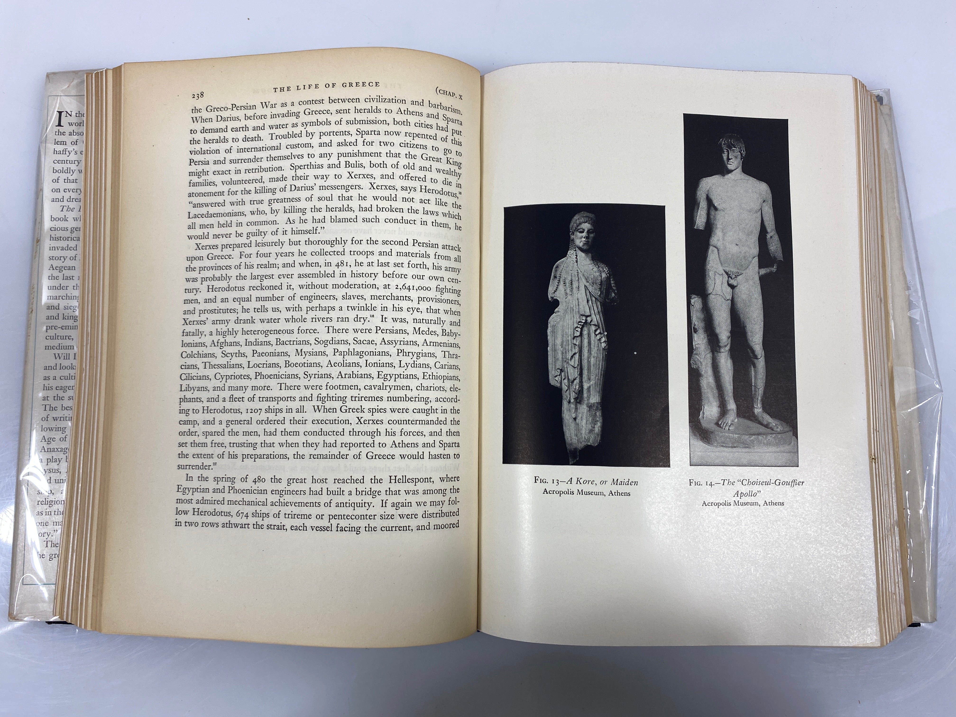 The Life if Greece by Will Durant 1939 HCDJ