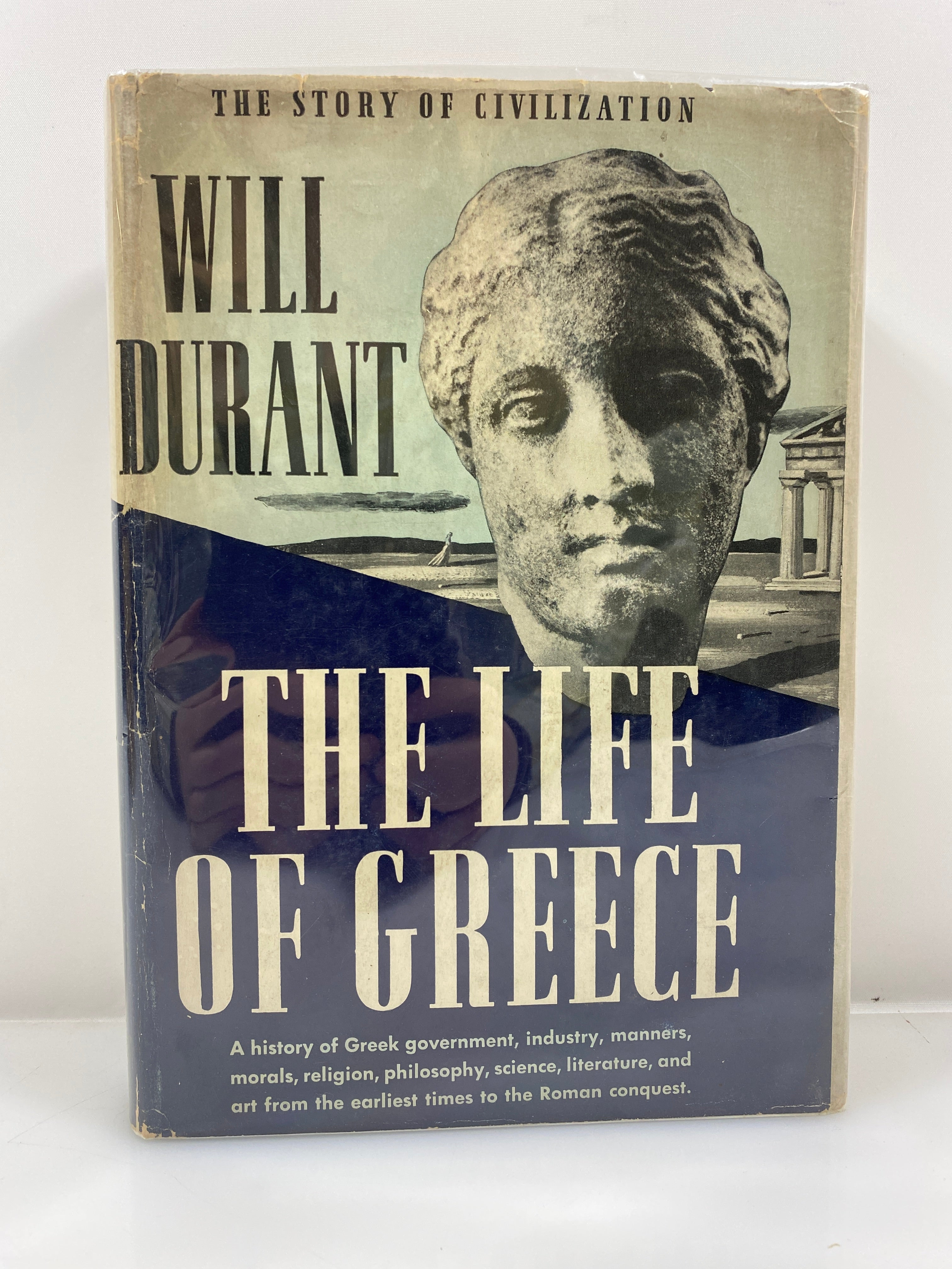The Life if Greece by Will Durant 1939 HCDJ