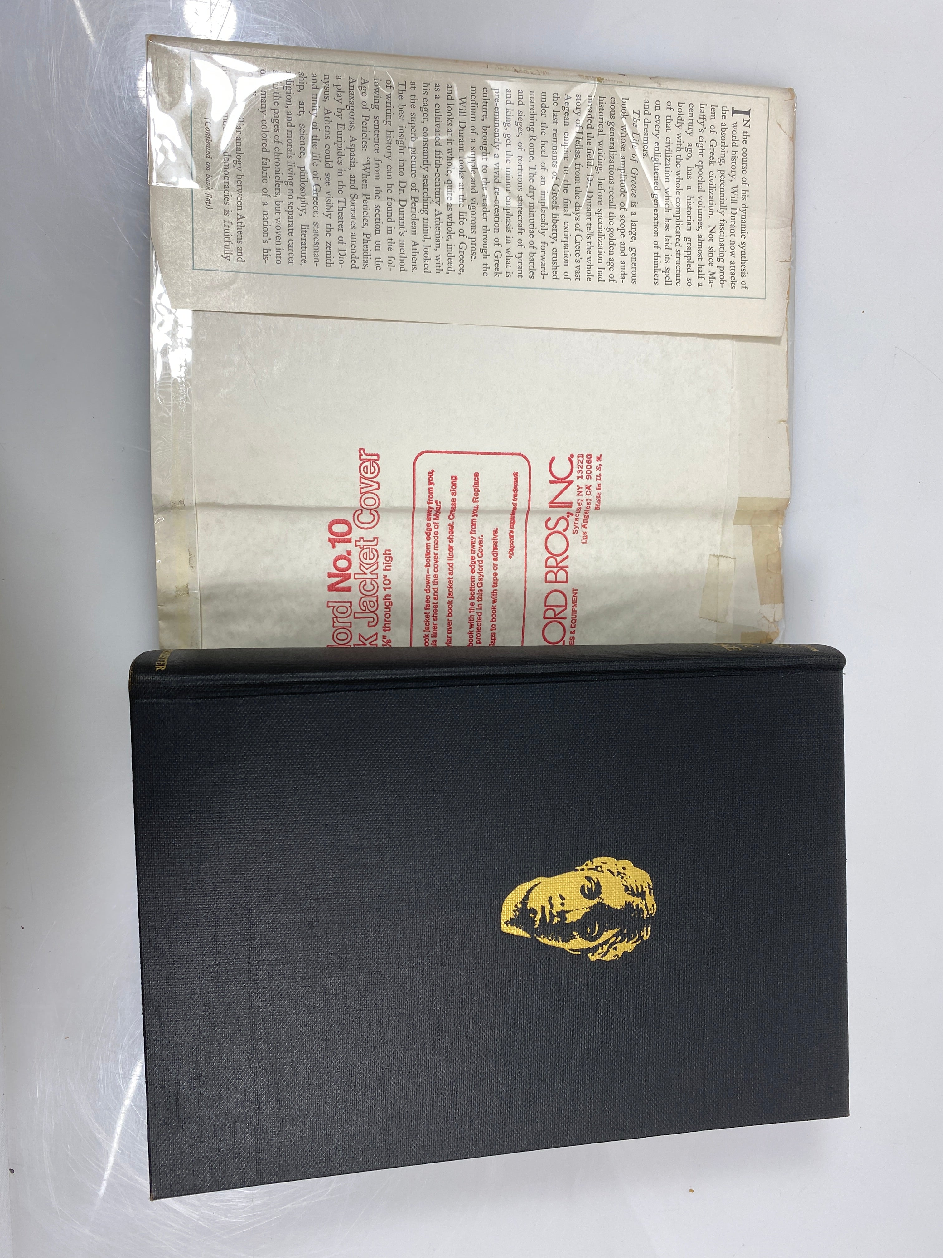 The Life if Greece by Will Durant 1939 HCDJ