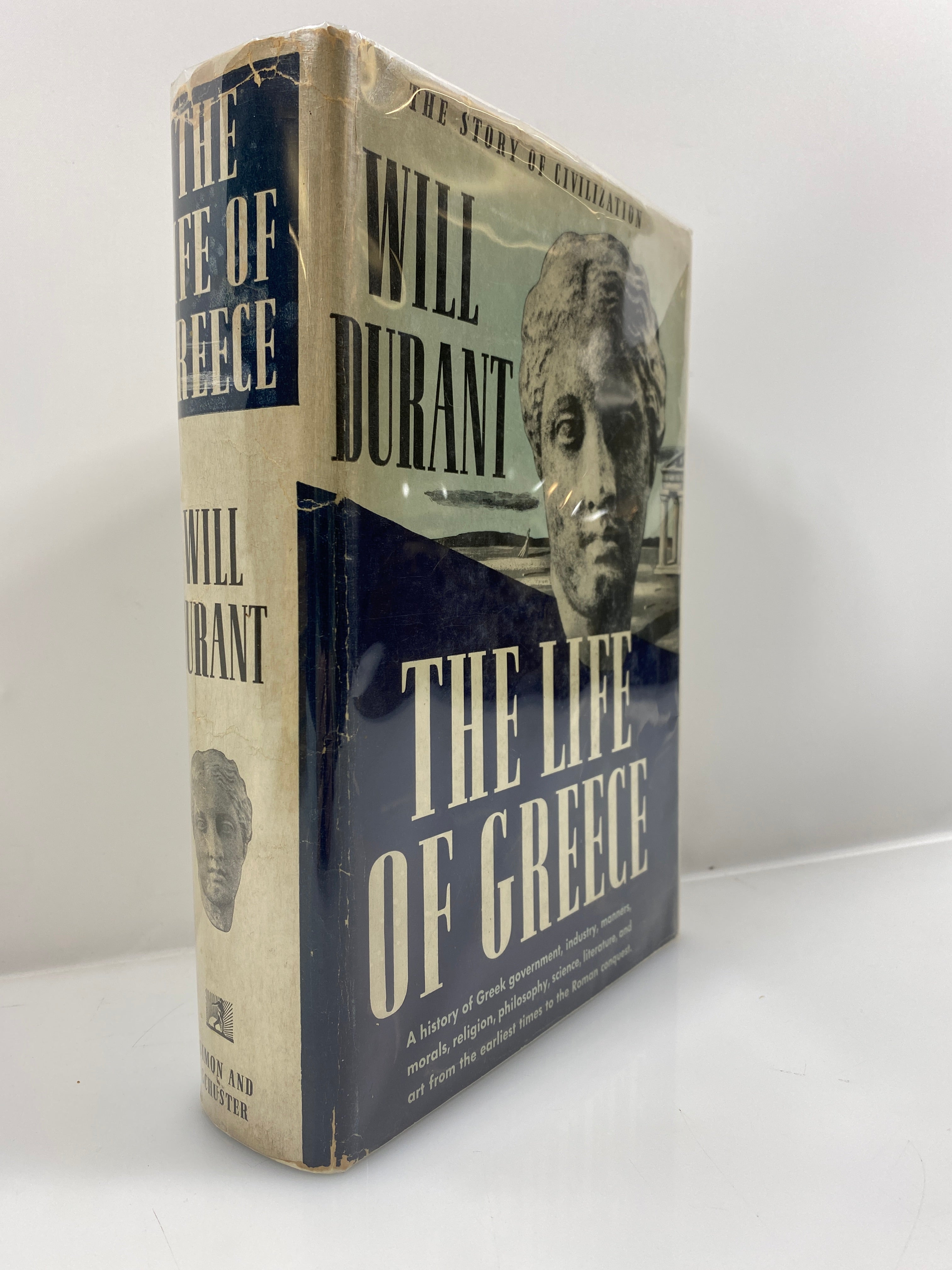 The Life if Greece by Will Durant 1939 HCDJ