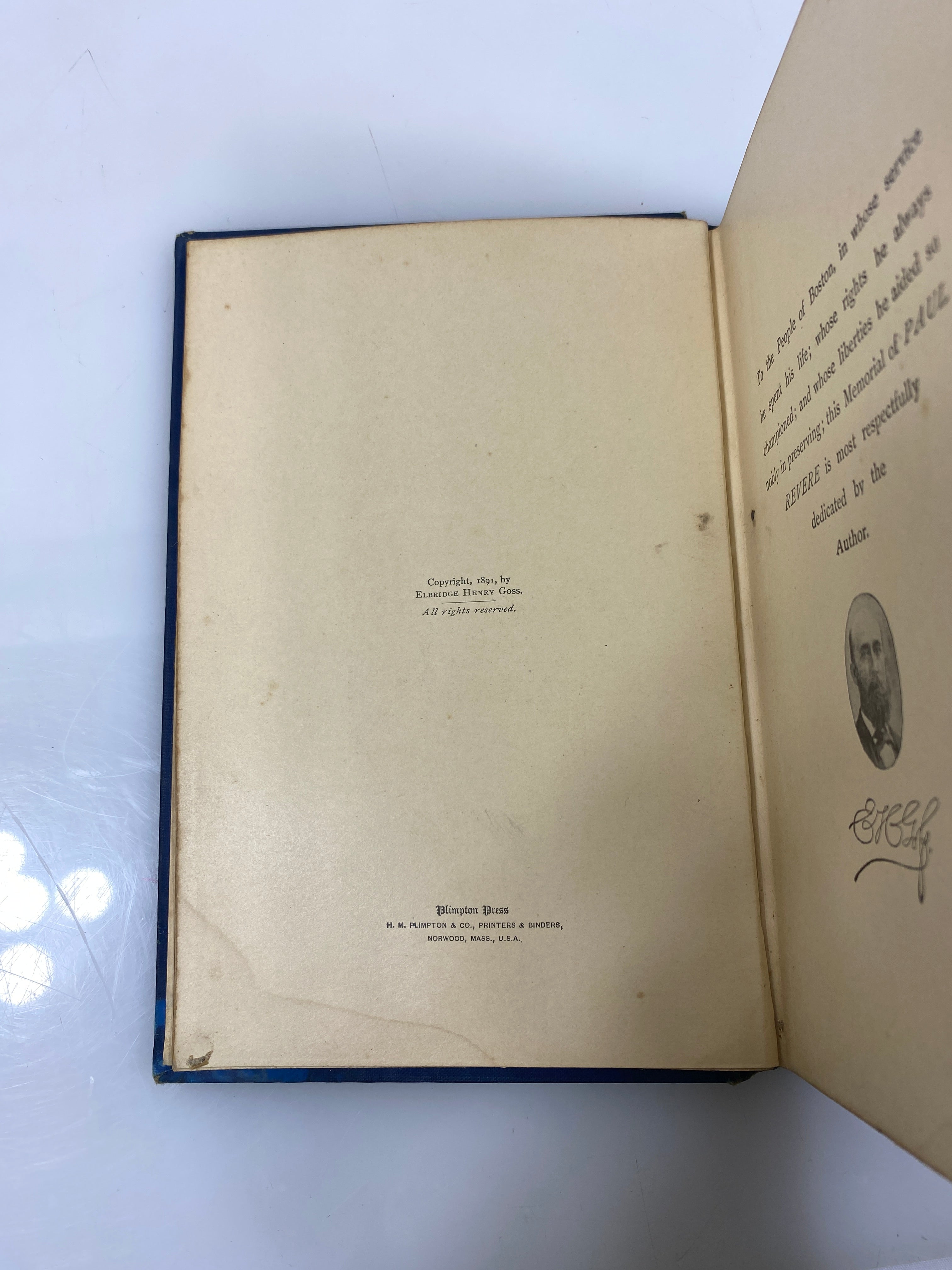 The Life of Colonel Paul Revery by Goss Vol. I 6th Ed. 1904 HC