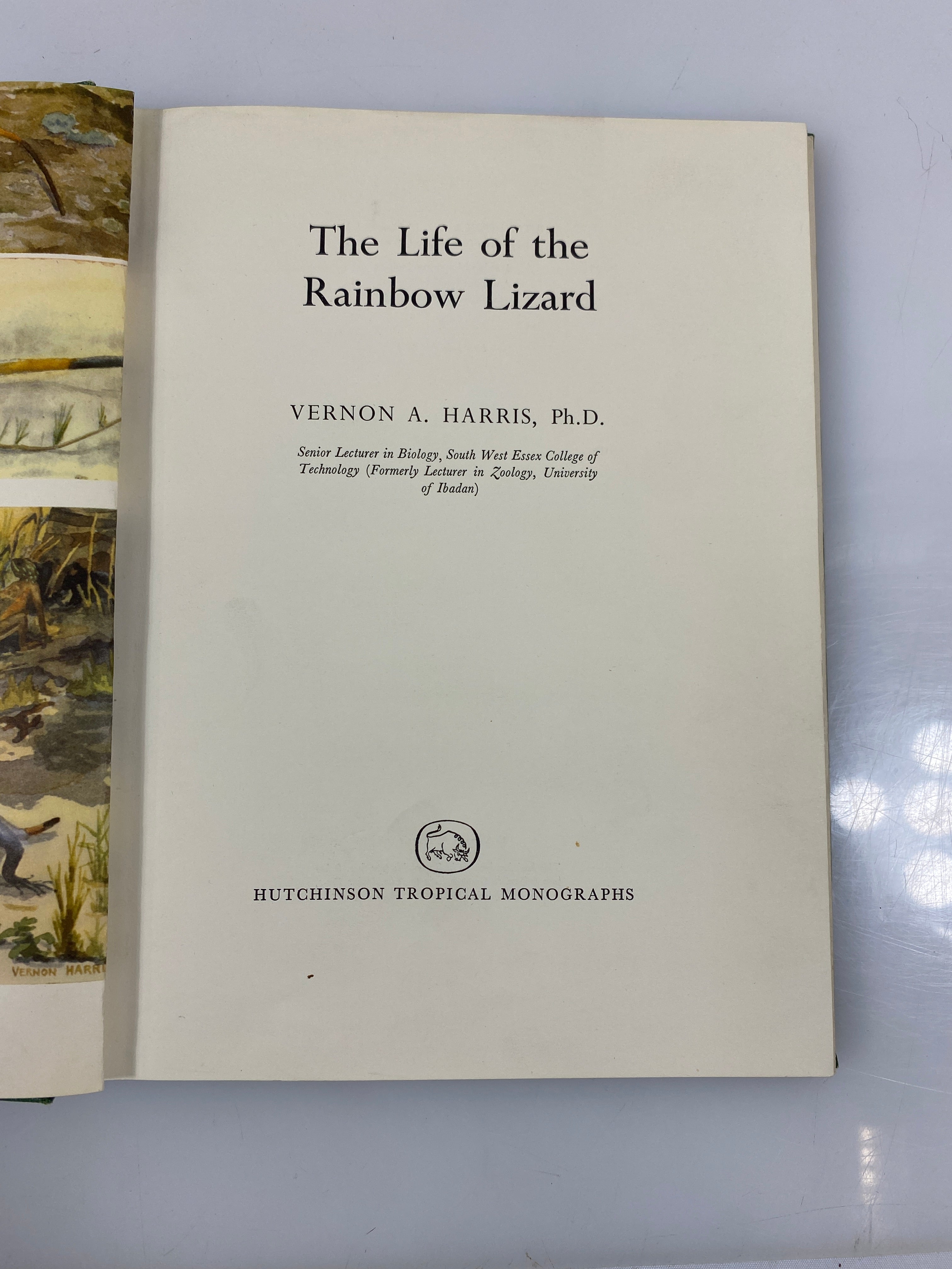 The Life of the Rainbow Lizard by Harris 1964 Ex-library HC