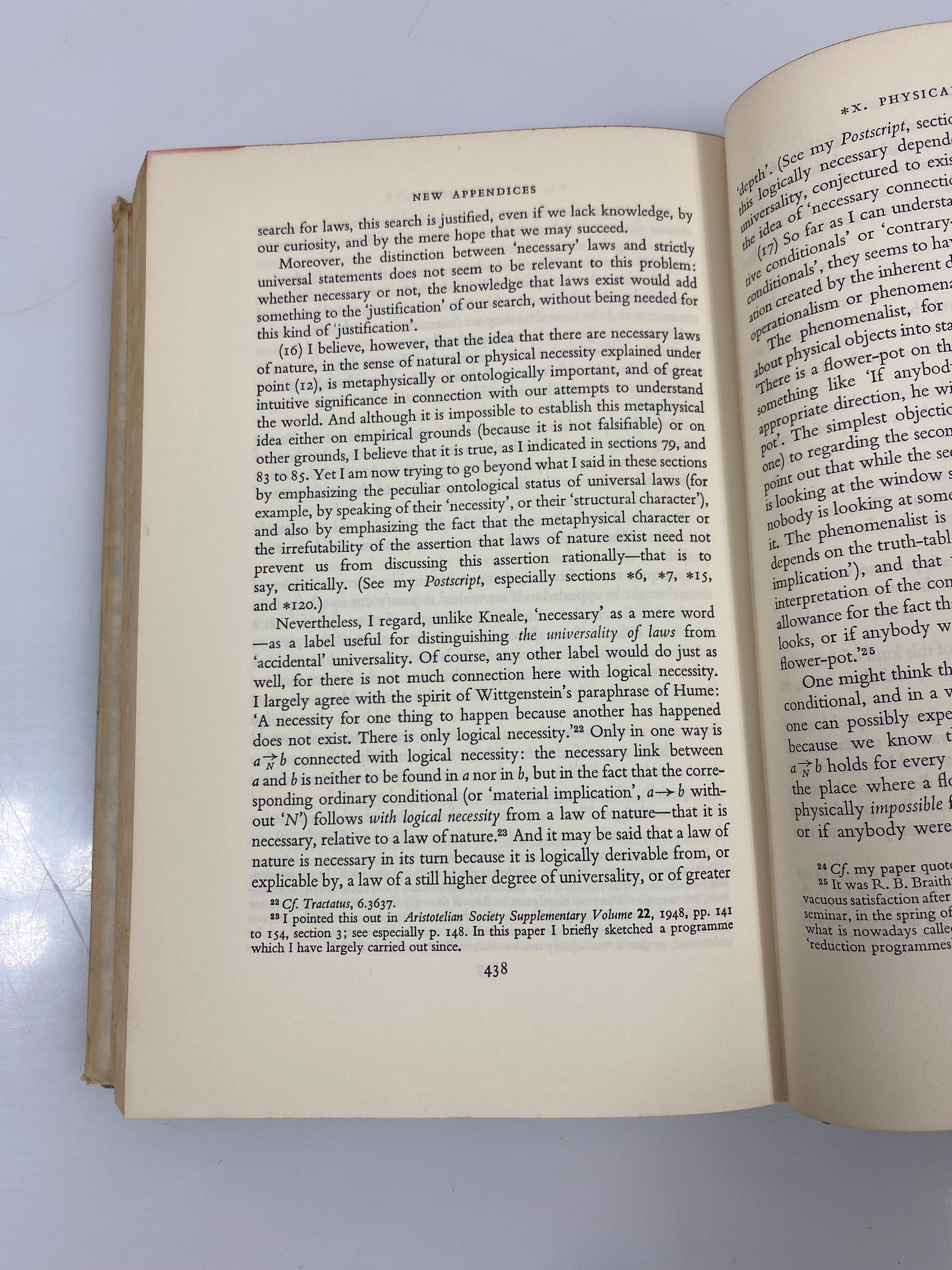 The Logic of Scientific Discovery by Karl Popper 1959 HCDJ