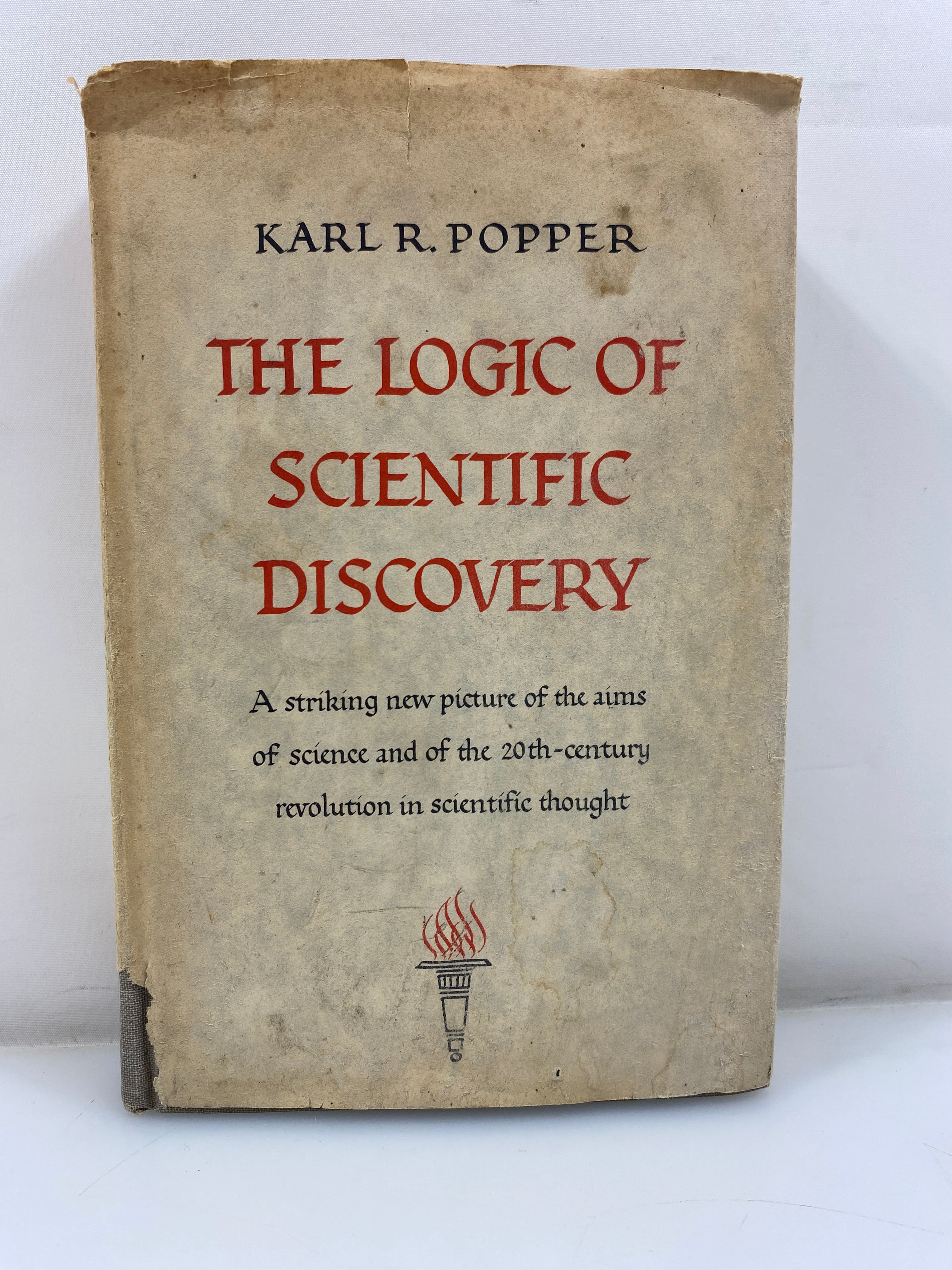 The Logic of Scientific Discovery by Karl Popper 1959 HCDJ