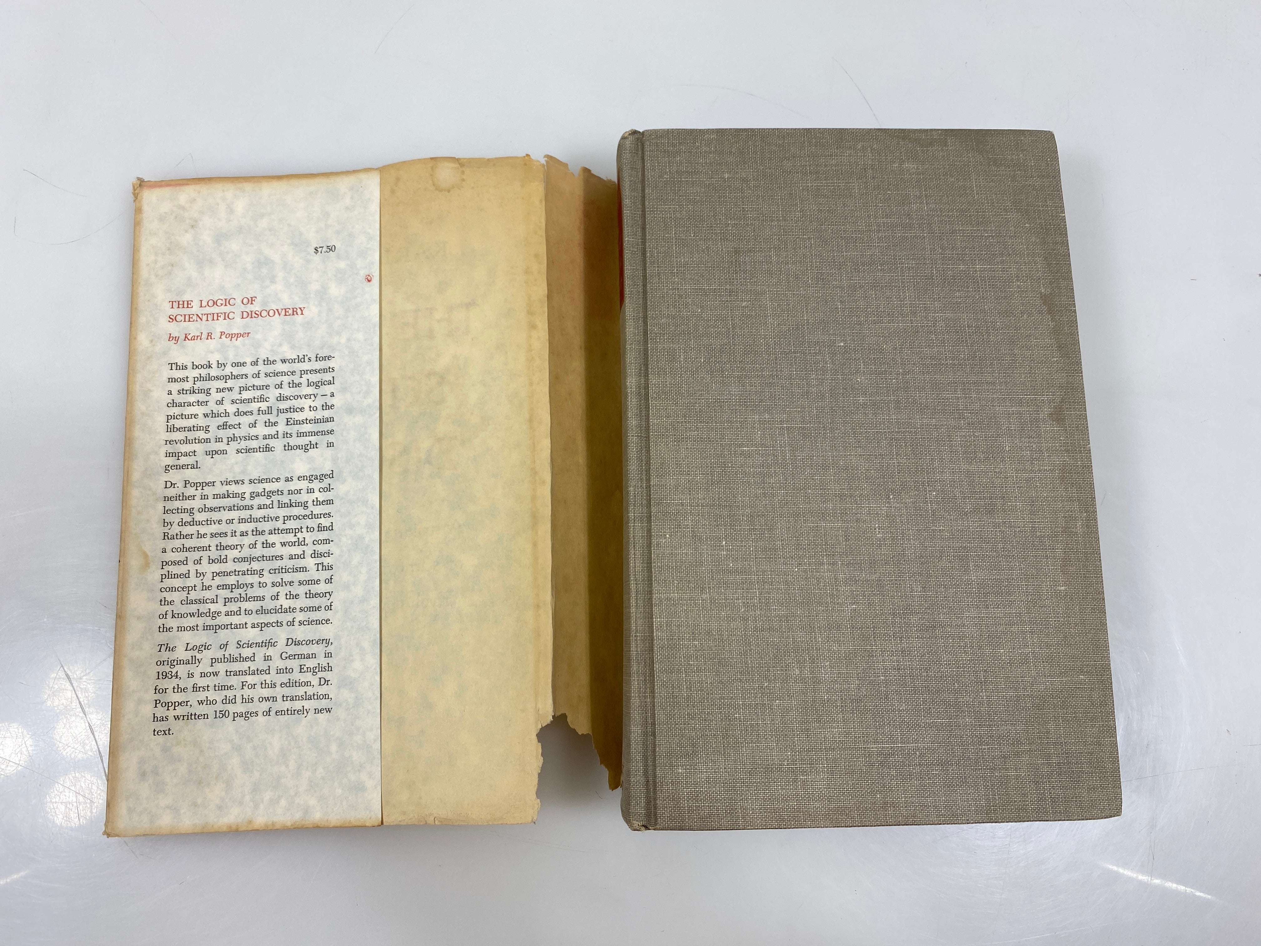 The Logic of Scientific Discovery by Karl Popper 1959 HCDJ