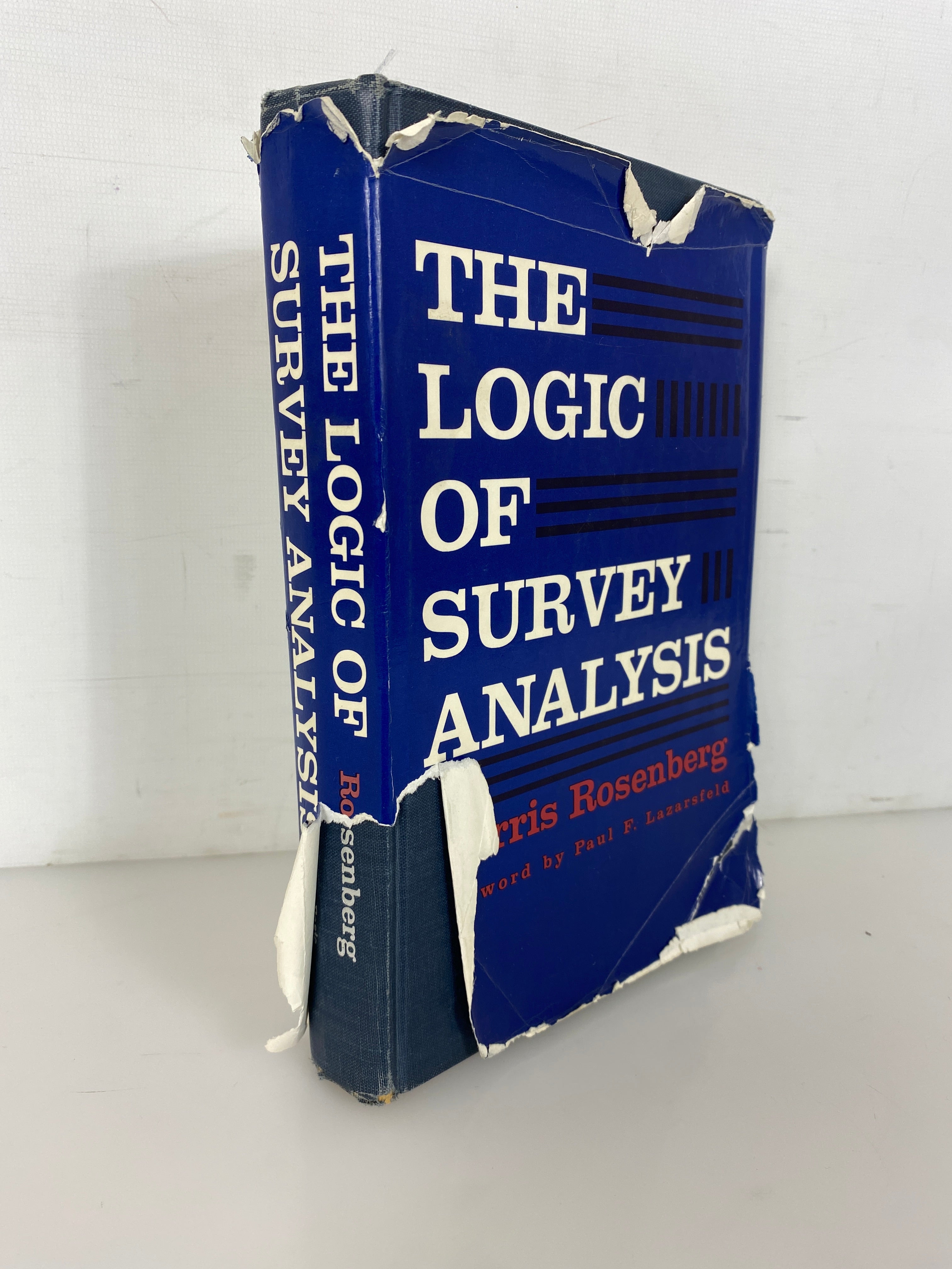 The Logic of Survey Analysis by Morris Rosenberg 1968 2nd Printing HC DJ