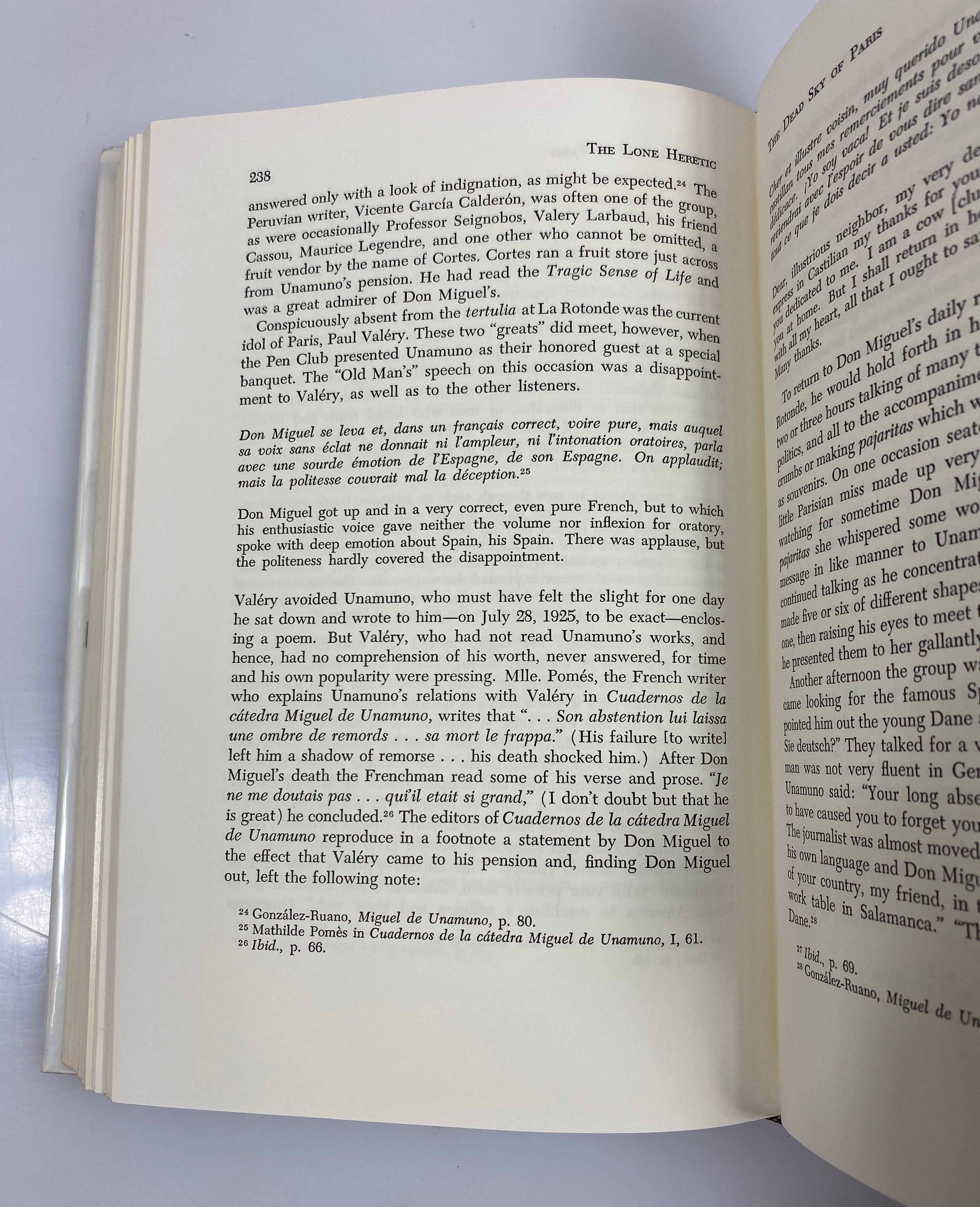 The Lone Heretic: Biography of Miguel de Unamuno y Jugo 1963 Ex-Library HCDJ