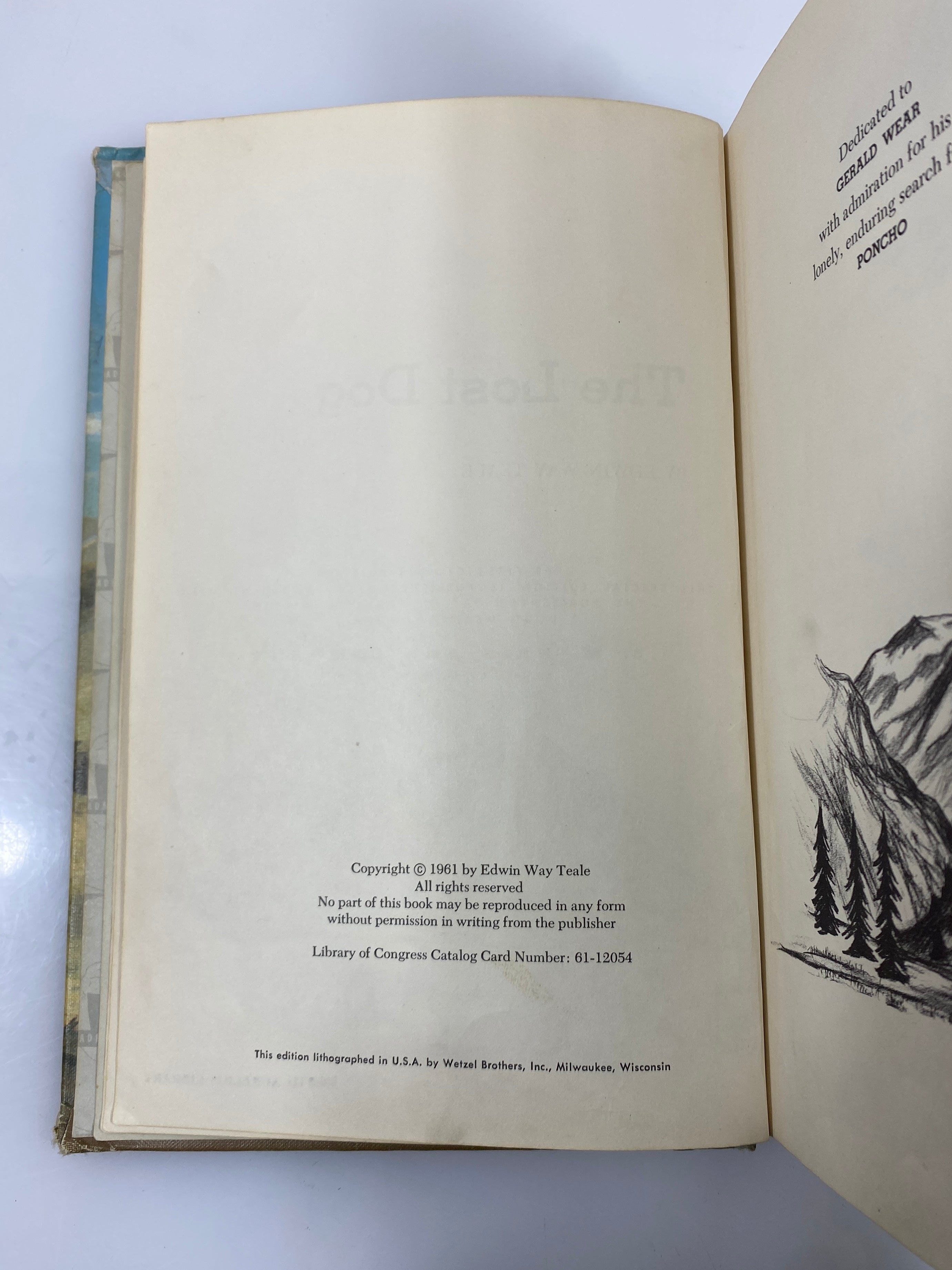 The Lost Dog by Edwin Way Teale 1968 Vintage Ex-Library HC