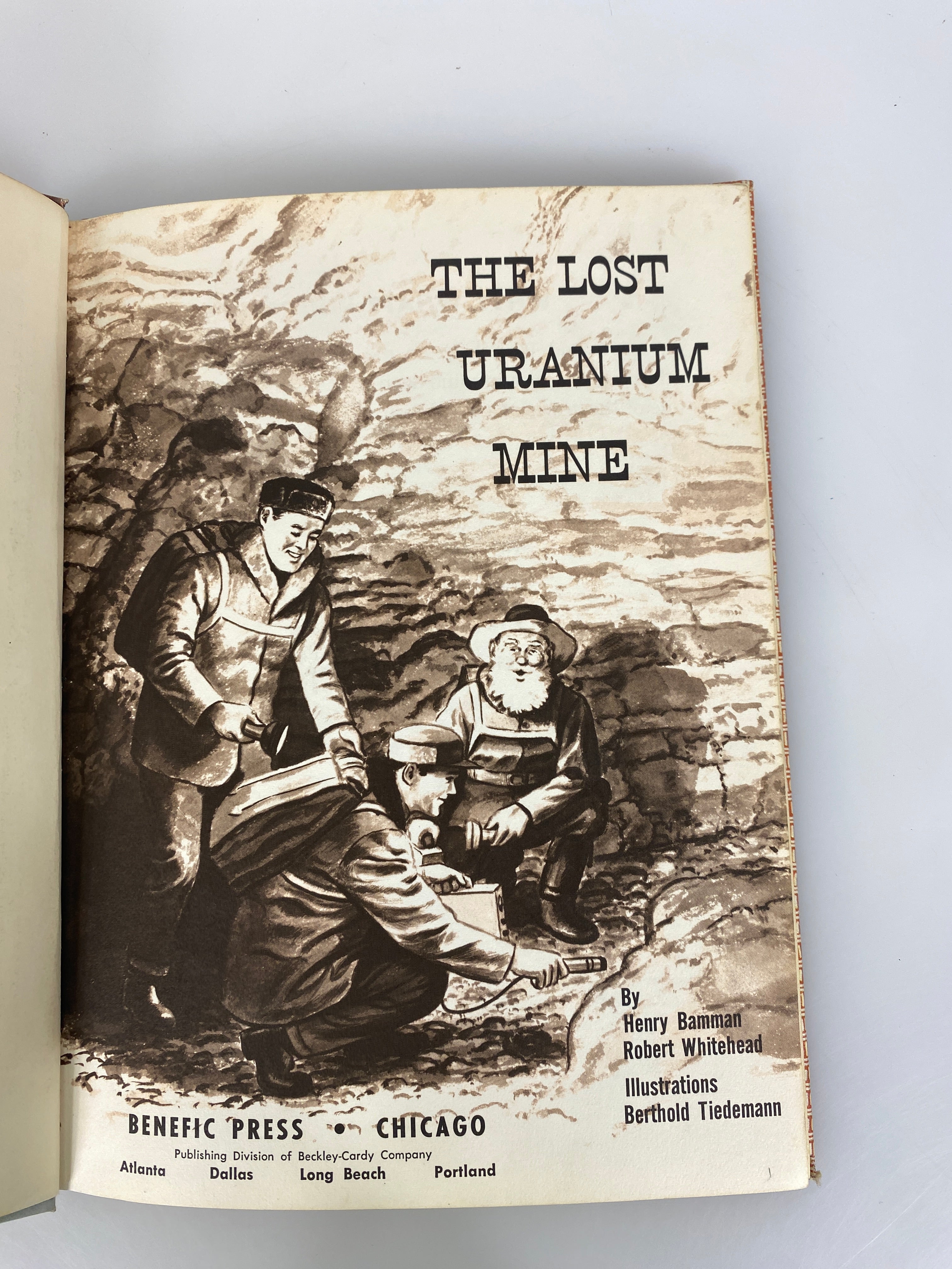 The Lost Uranium Mine Henry Bamman vintage kids book 1964