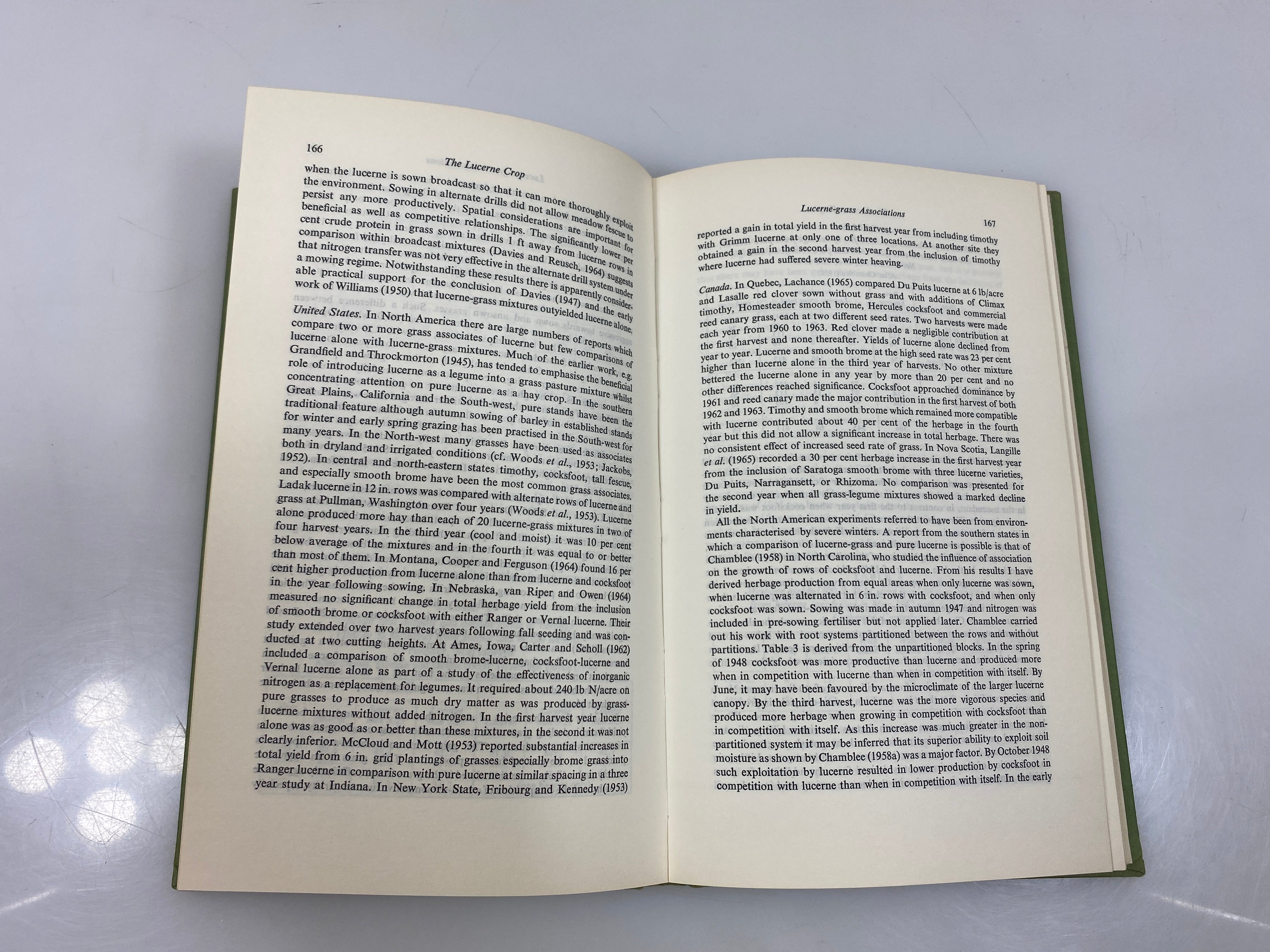 The Lucerne Crop by Lander Ex-library 1967 HC