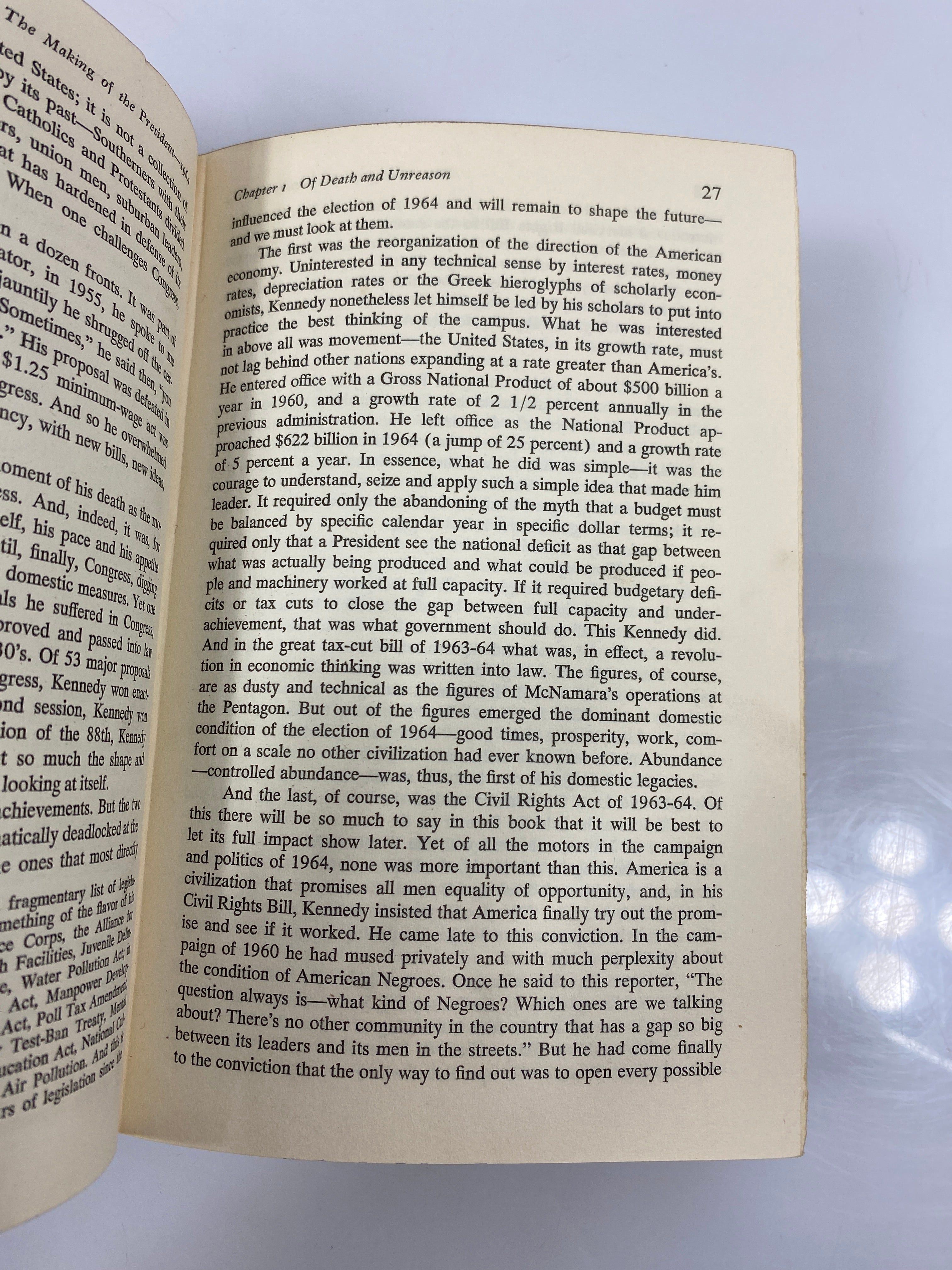 The Making of the President 1964 by White 1965 Ex-library HCDJ