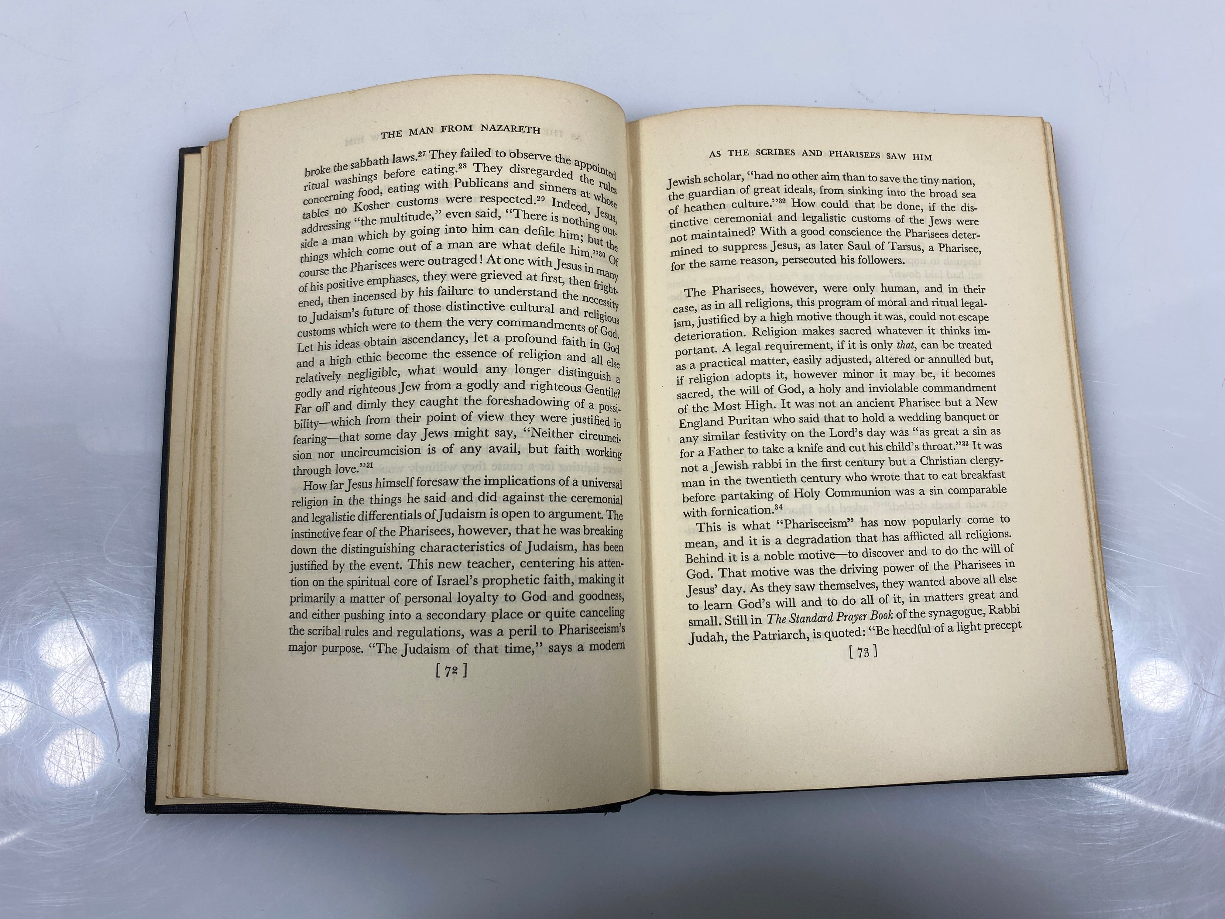 The Man From Nazareth by Fosdick 1949 HC