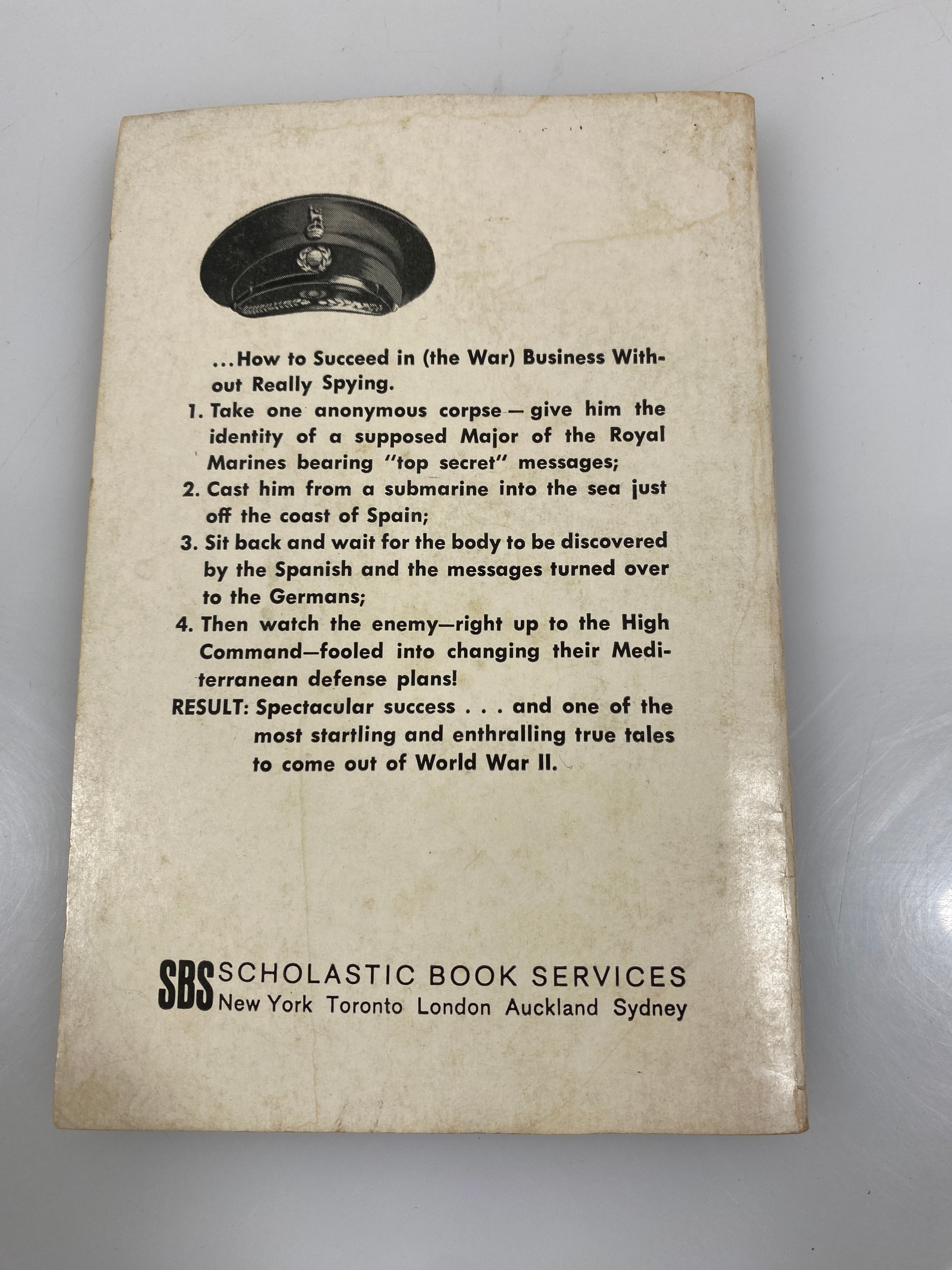 The Man Who Never Was Ewen Montagu Paperback SC 1971