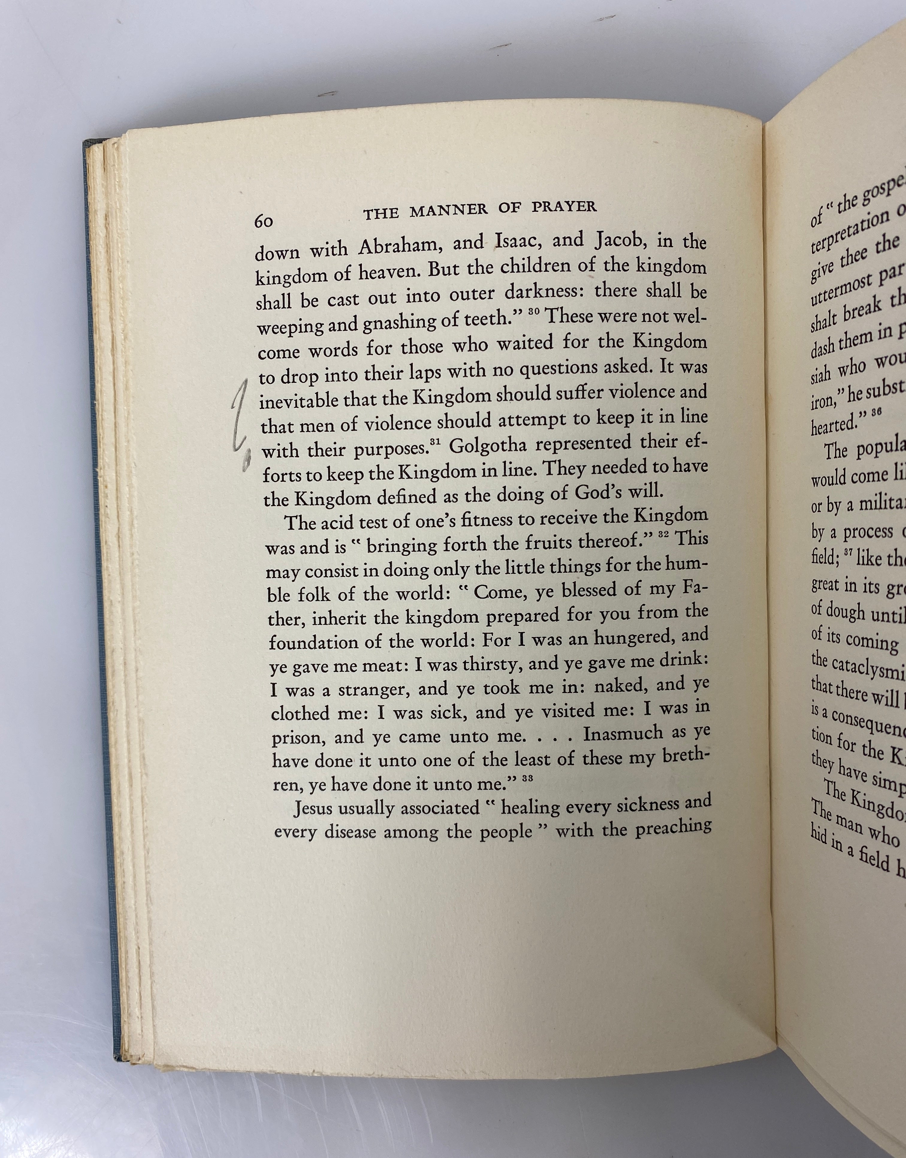 The Manner of Prayer William D. Chamberlain 1943 Rare Vintage HC
