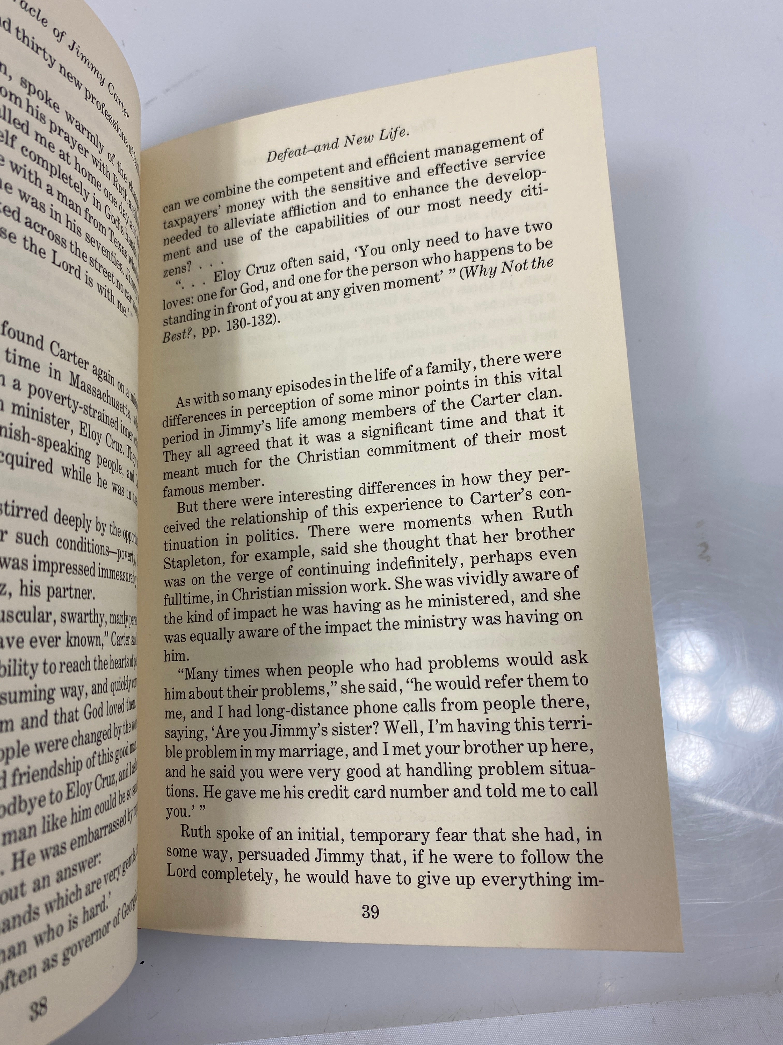 The Miracle of Jimmy Carter by Norton/Slosser 1976 HCDJ
