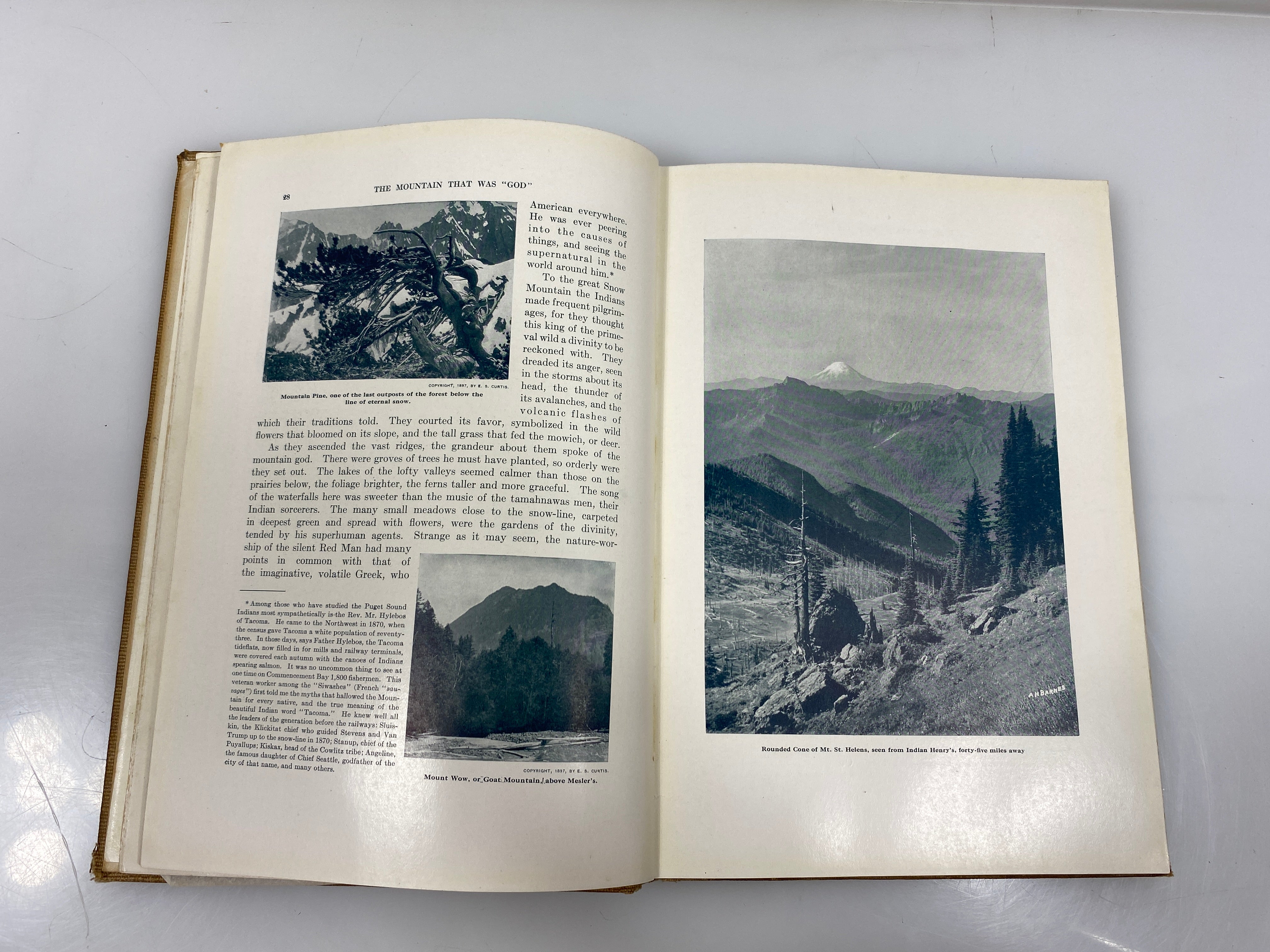 The Mountain That Was "God" by John H. Williams 1911 HC