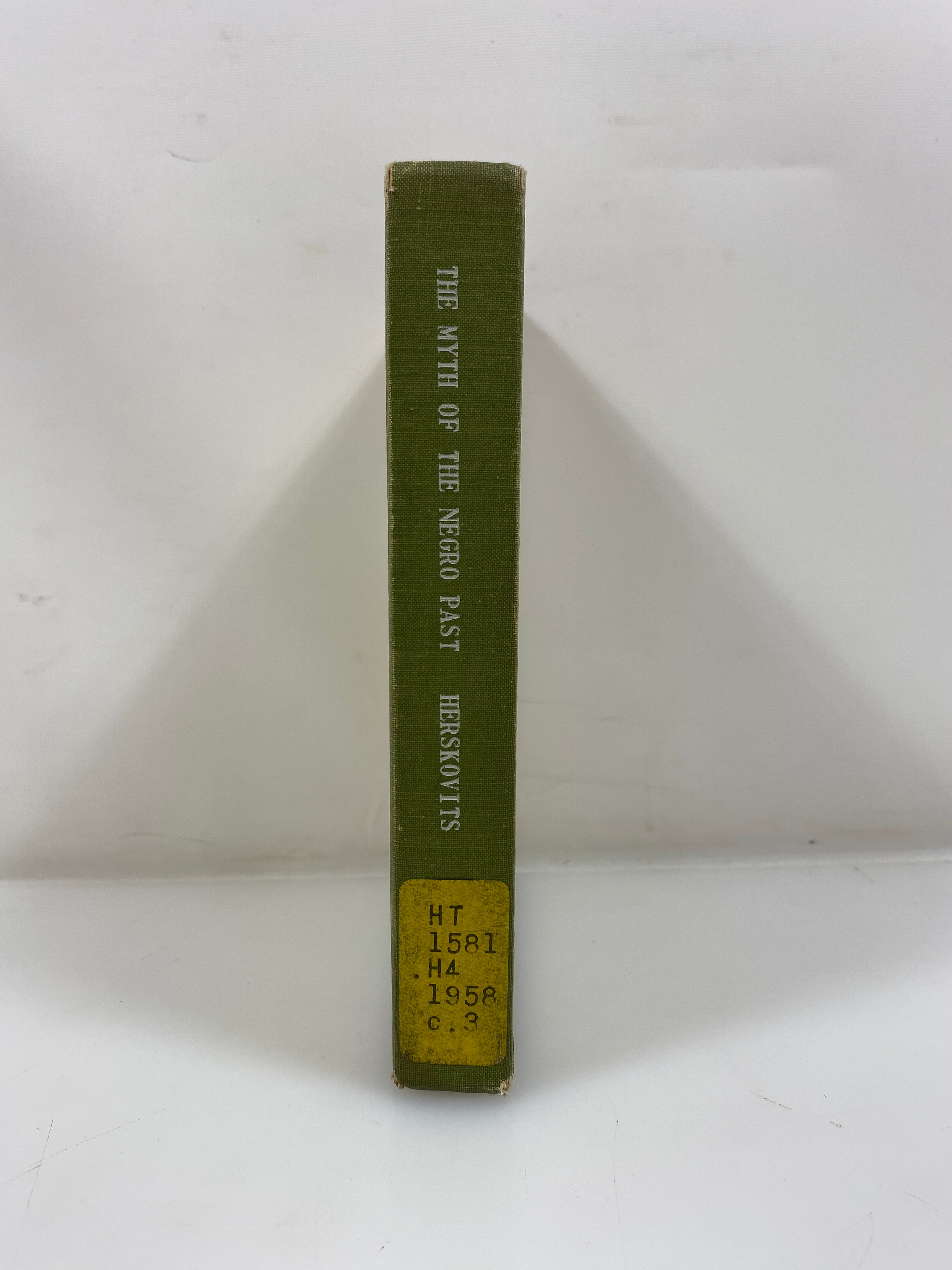 The Myth of the Negro Past by Herskovits Ex-library 1958 HC