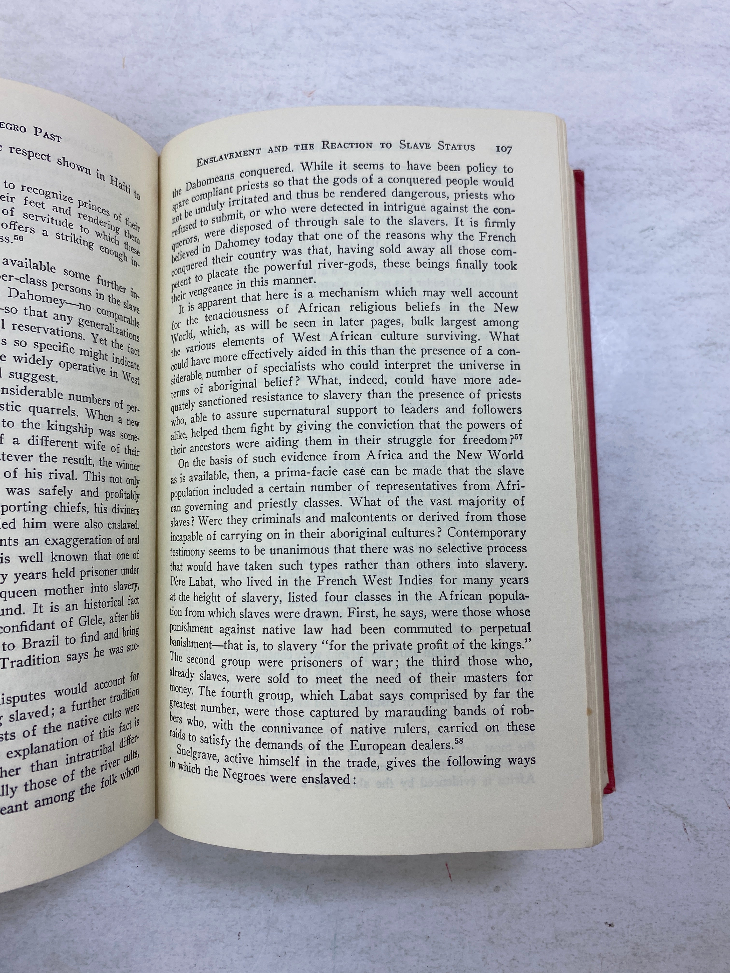 The Myth of the Negro Past Ex-library 1969 HC