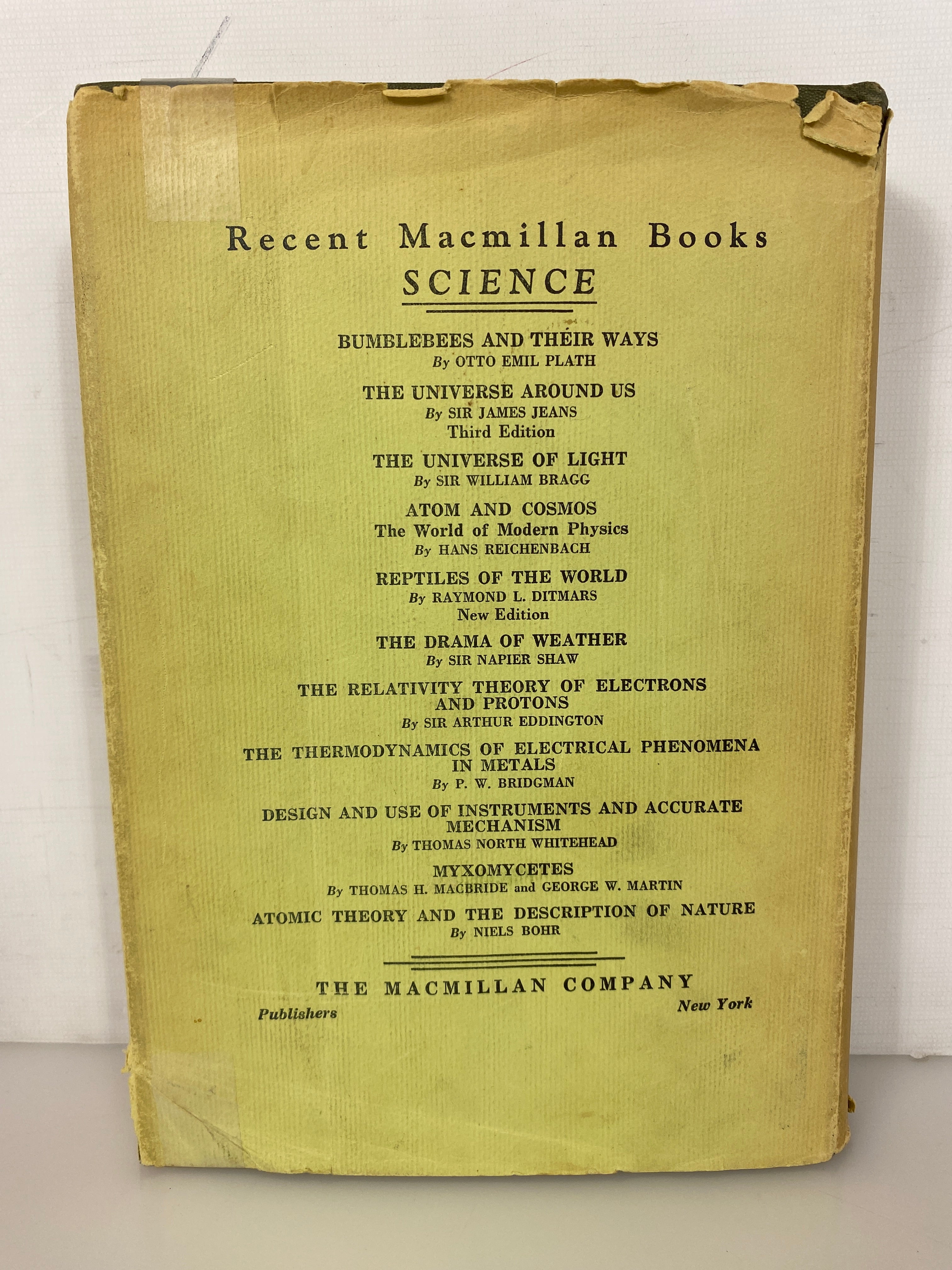 The Myxomycetes by MacBride/Martin Vintage 1934 First Edition HC DJ
