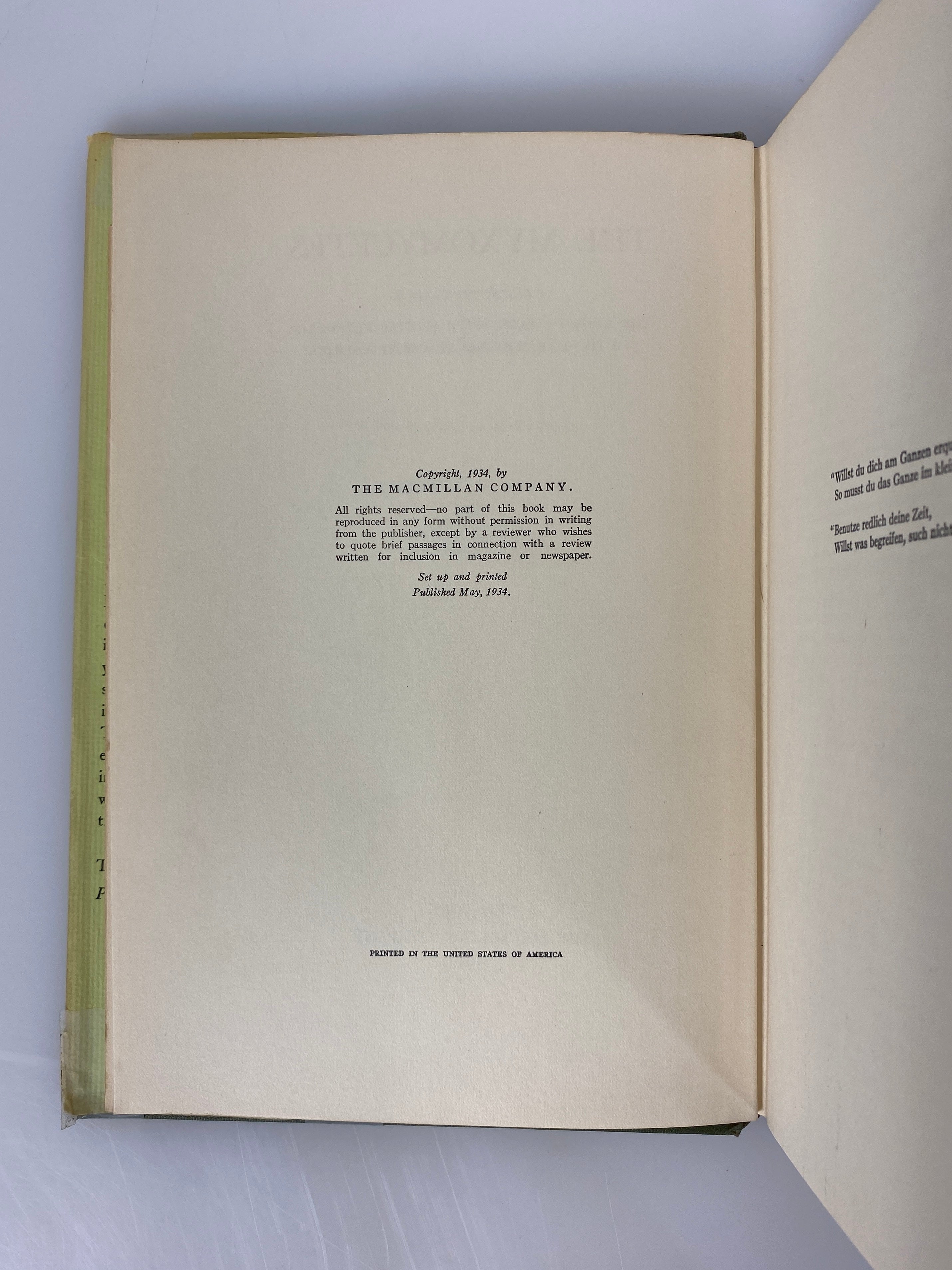 The Myxomycetes by MacBride/Martin Vintage 1934 First Edition HC DJ