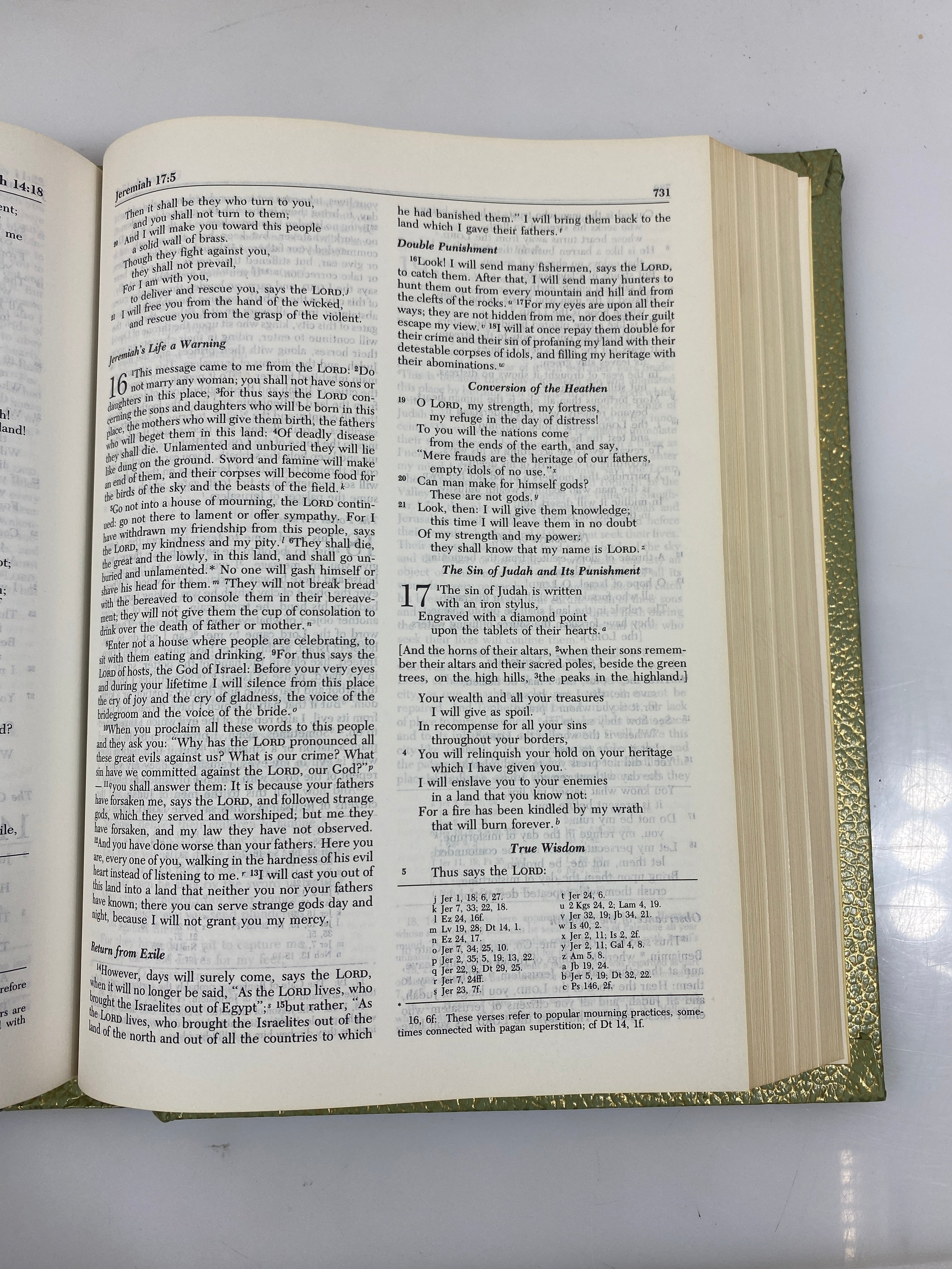 The New American Bible Catholic Bible Publishers 1988 HC