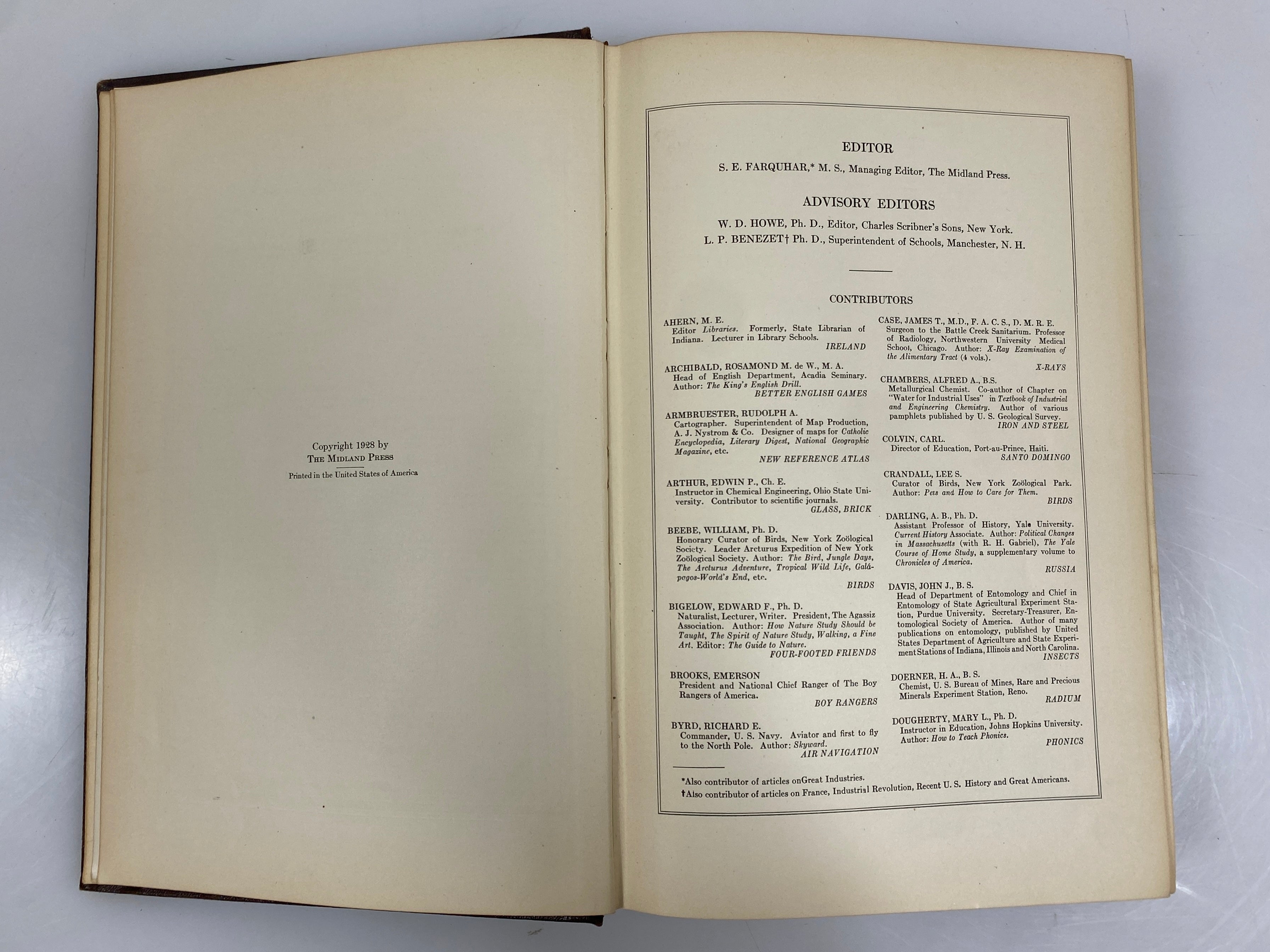 The New Human Interest Library Volume I and VI 1928 HC