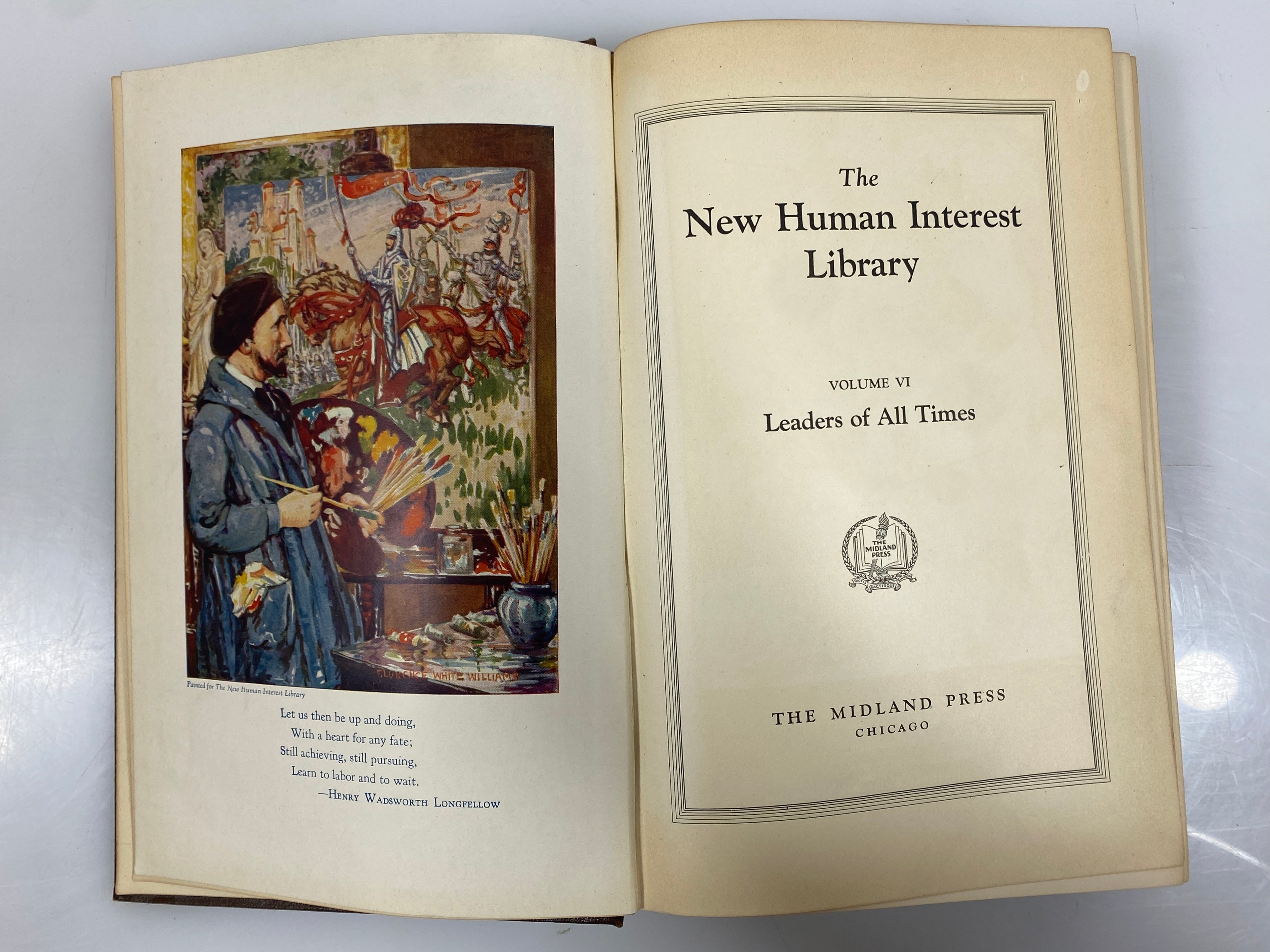 The New Human Interest Library Volume I and VI 1928 HC