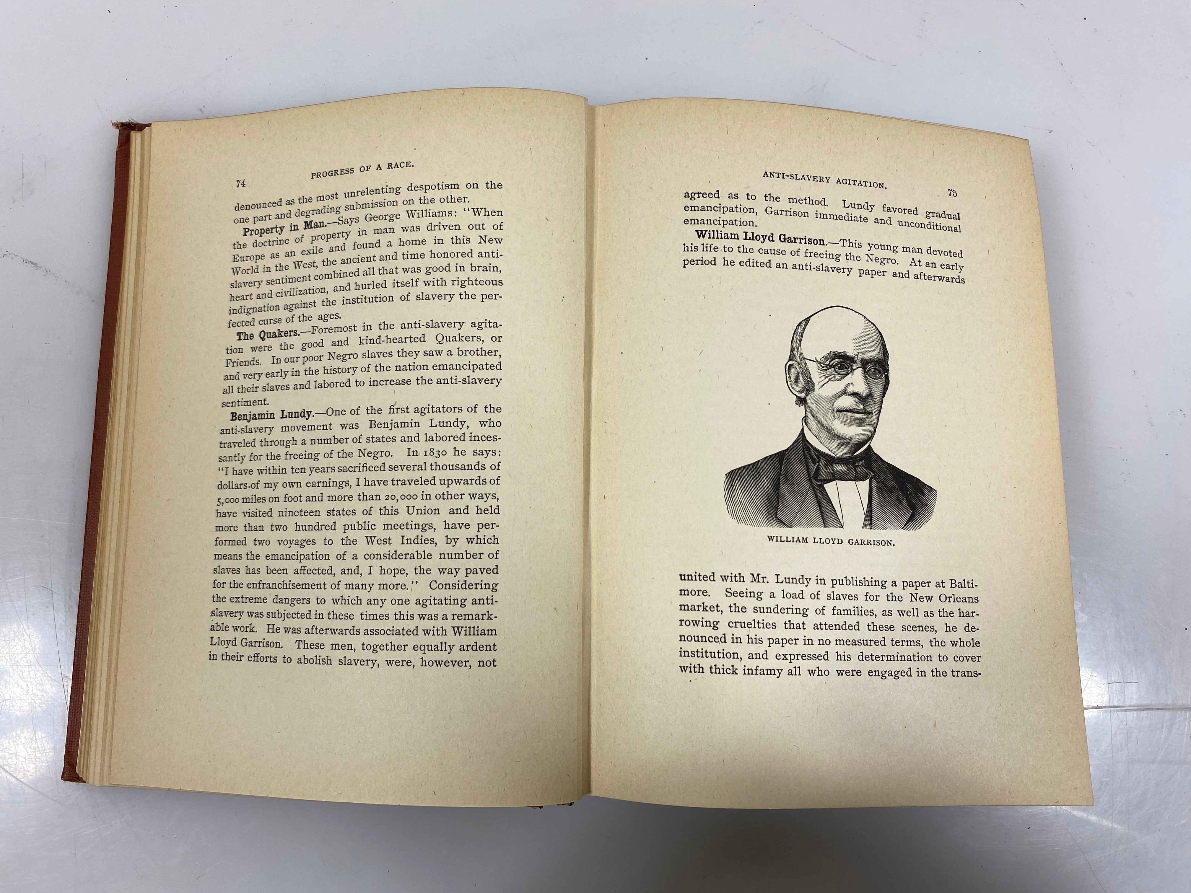 The New Progress of a Race Nichols/Crogman 1925 Ex-Library HC