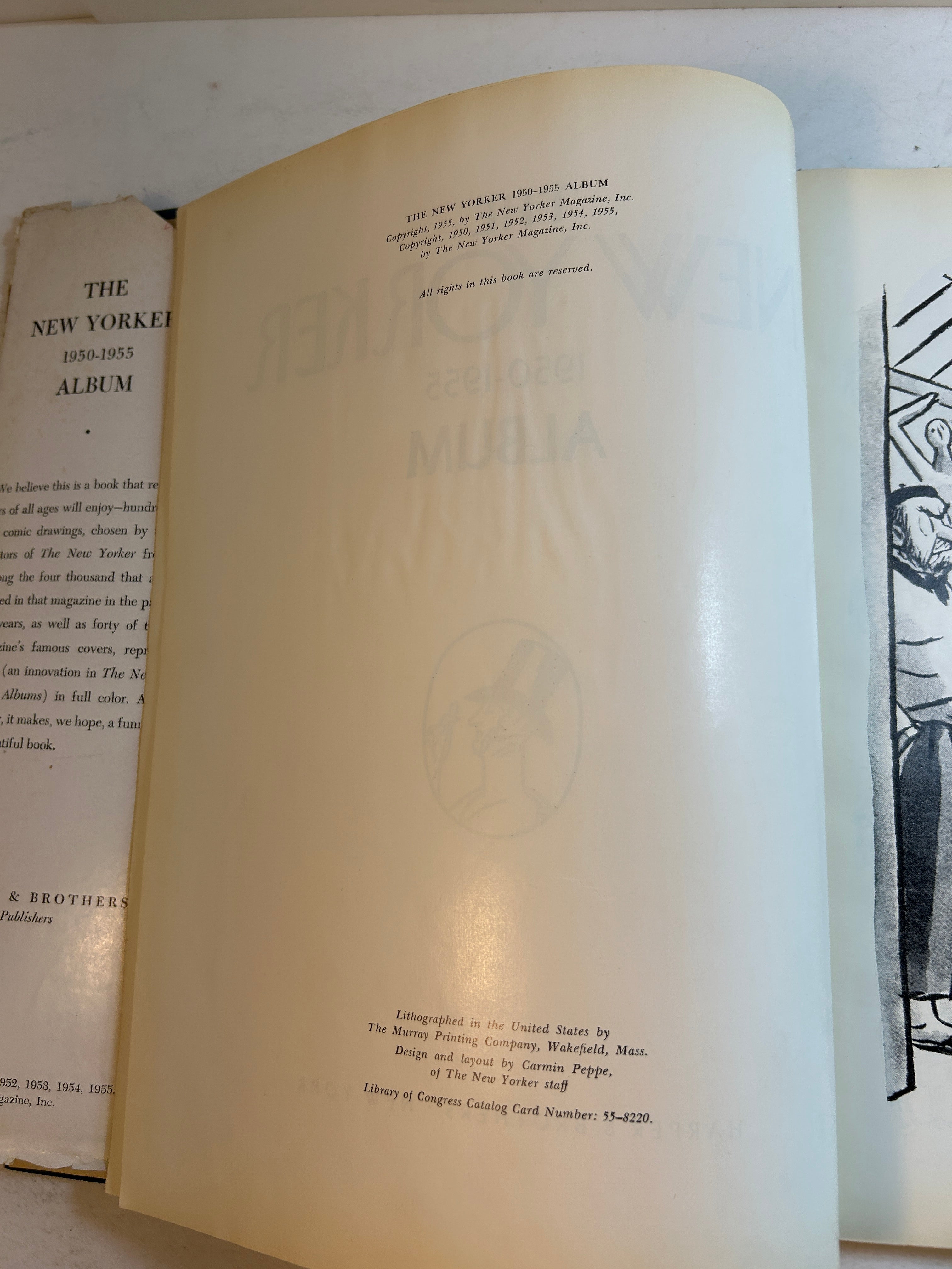 The New Yorker 1950-1955 Album Harper & Bros 1955 HCDJ